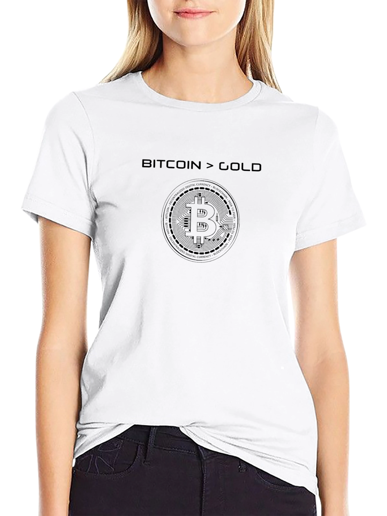Bitcoin > Gold Crypto T-Shirt