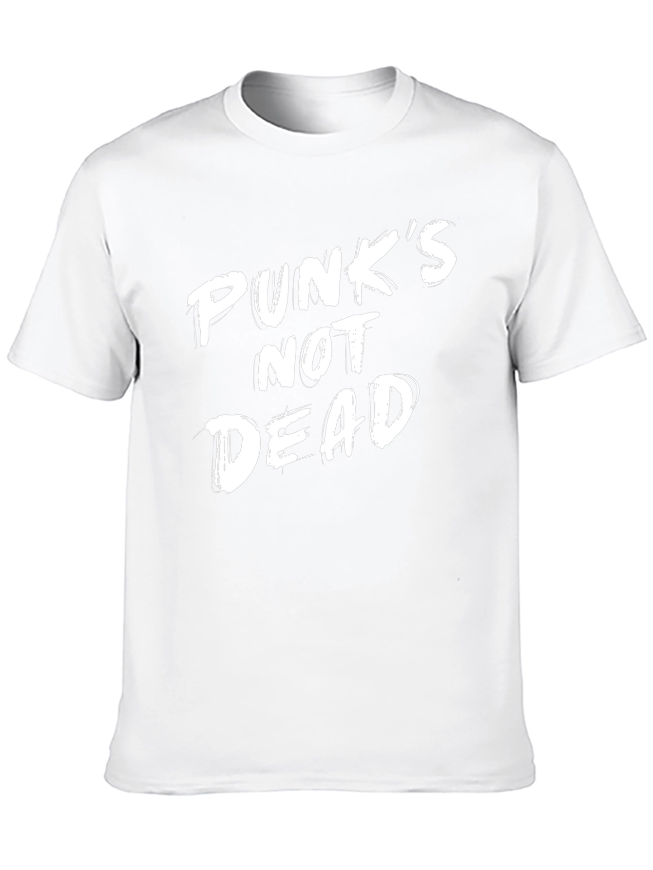 Punks Not Dead Graphic Tee - Black Cotton T-Shirt