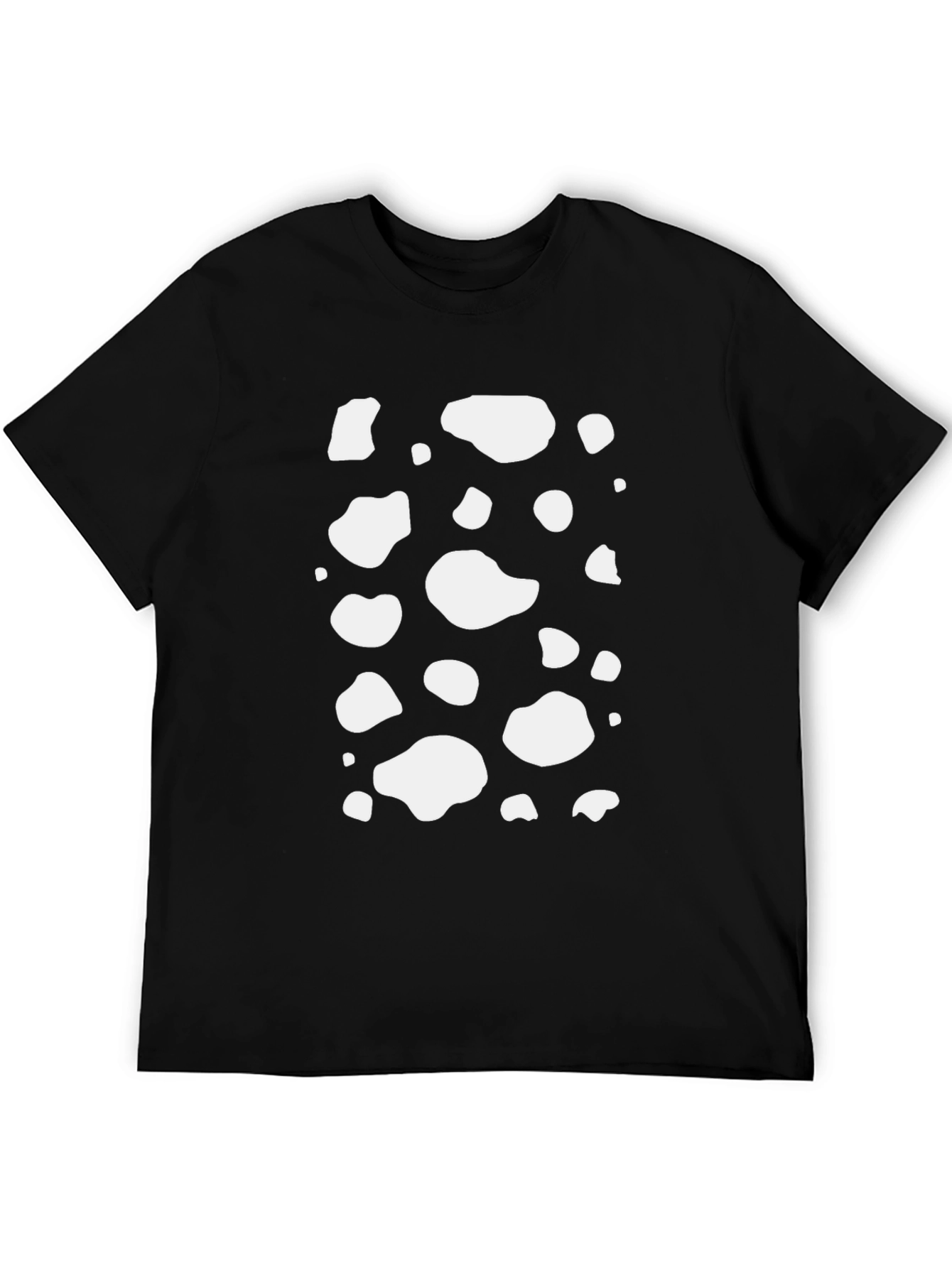 Cow Print Black T-Shirt