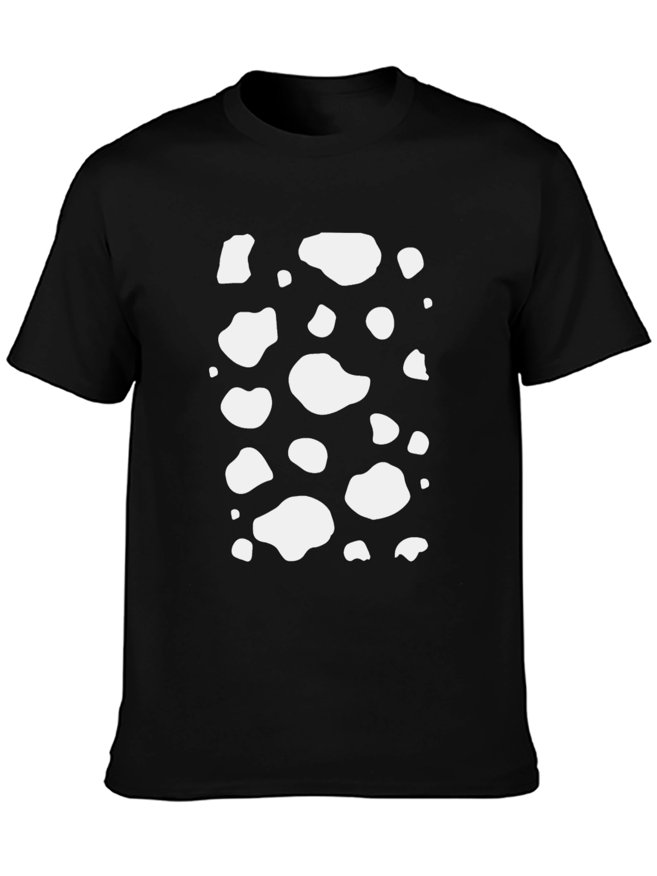 Cow Print Black T-Shirt
