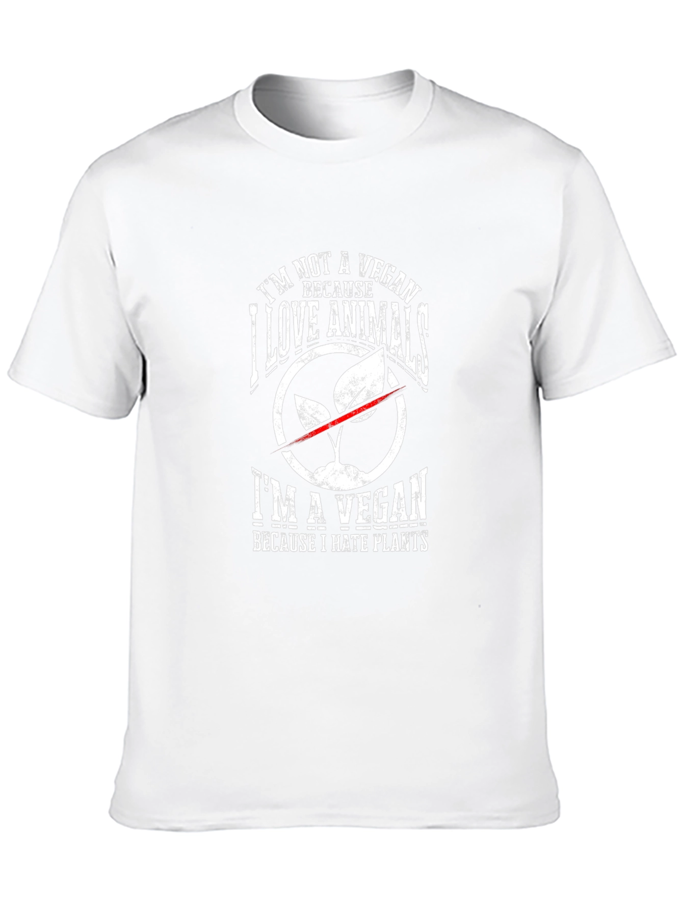 Im Not A Vegan T-Shirt - Animal Lover Design