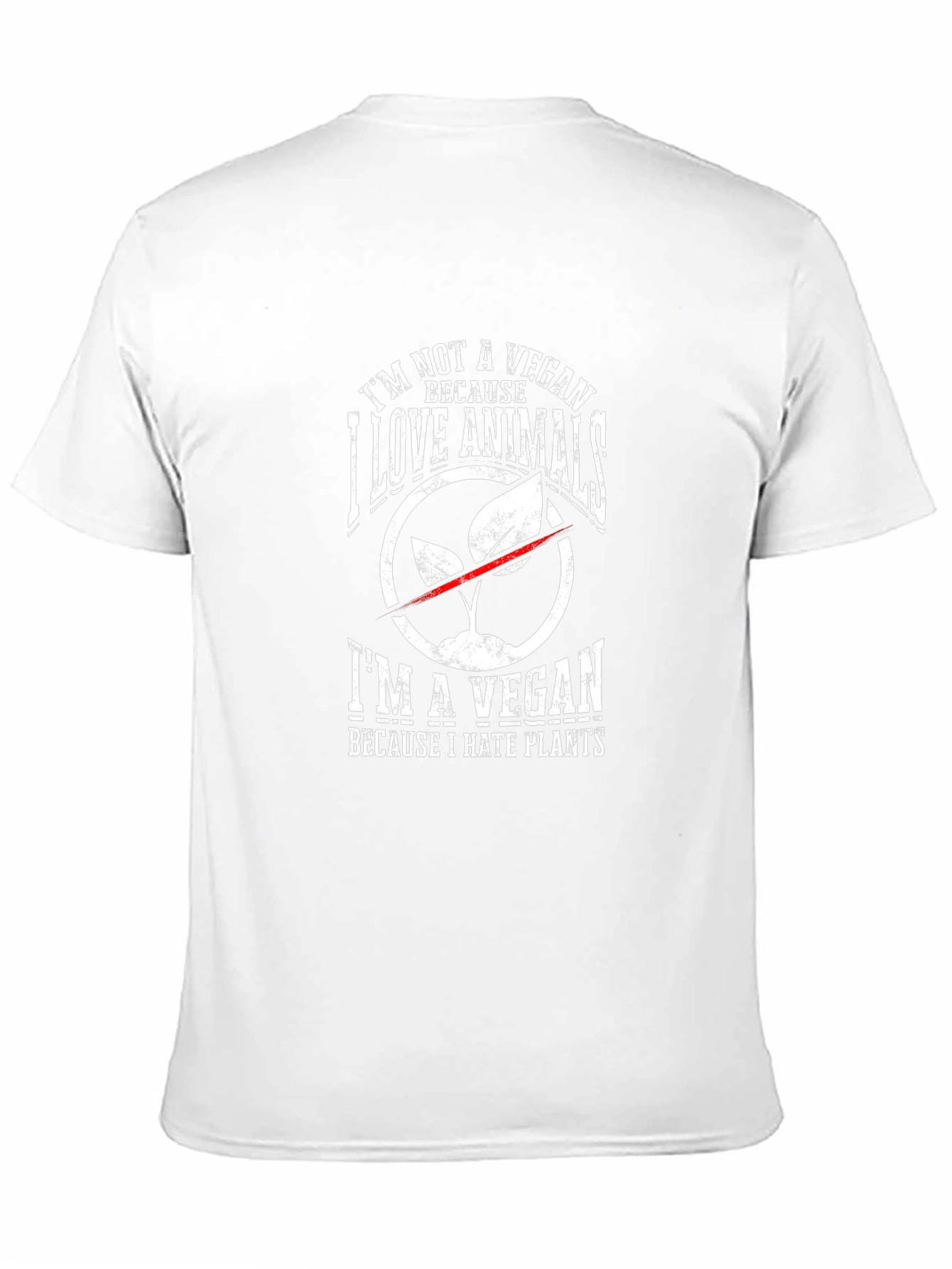 Im Not A Vegan T-Shirt - Animal Lover Design