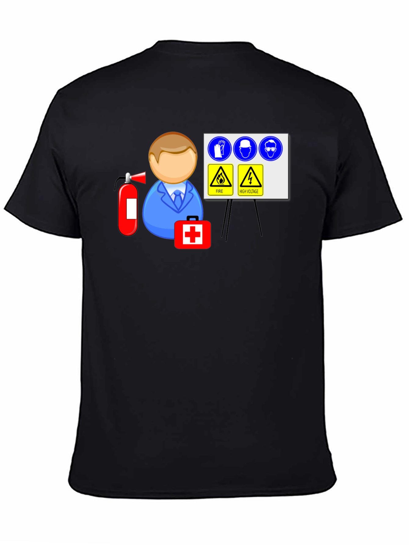 Safety Training Black T-Shirt