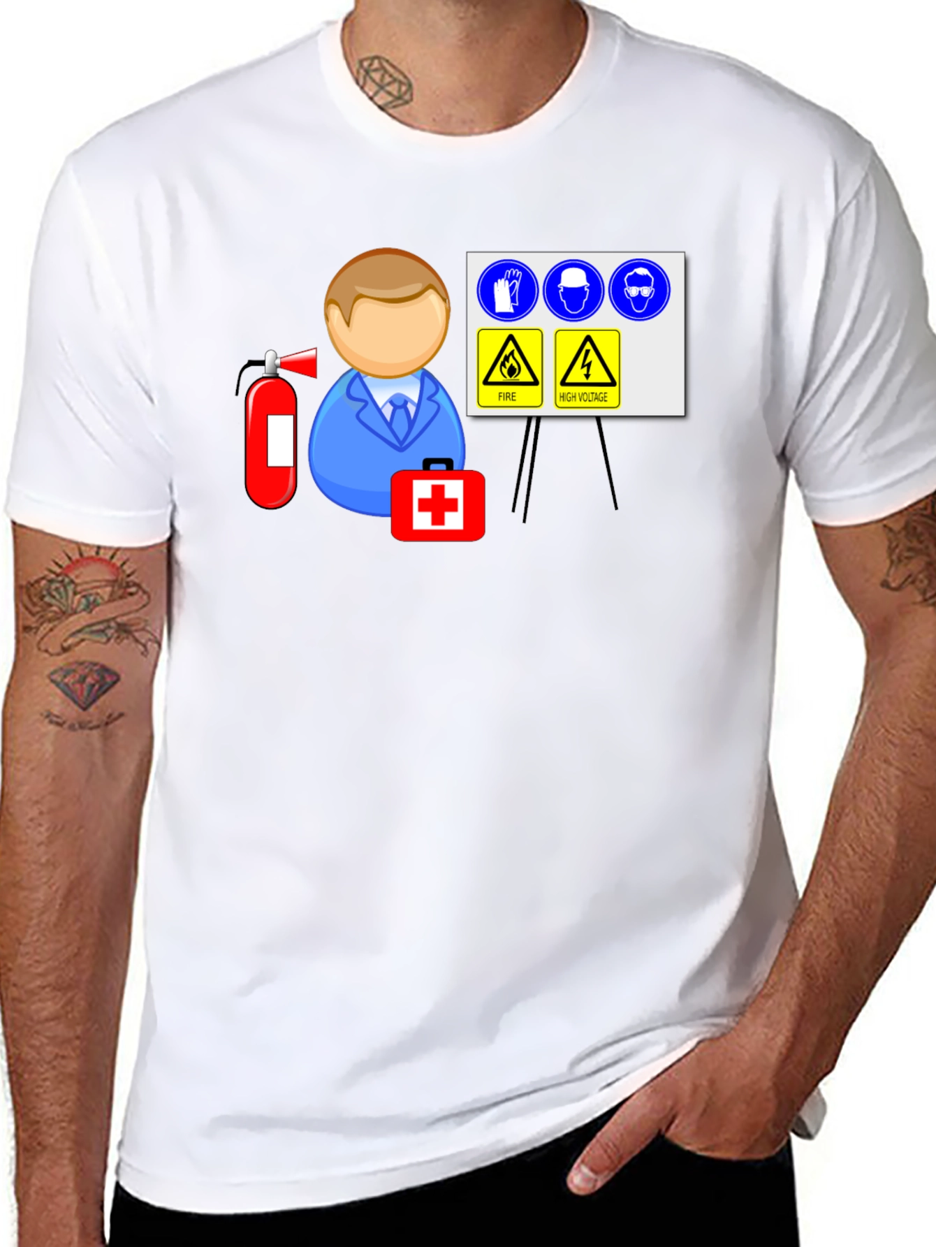 Safety Training Black T-Shirt