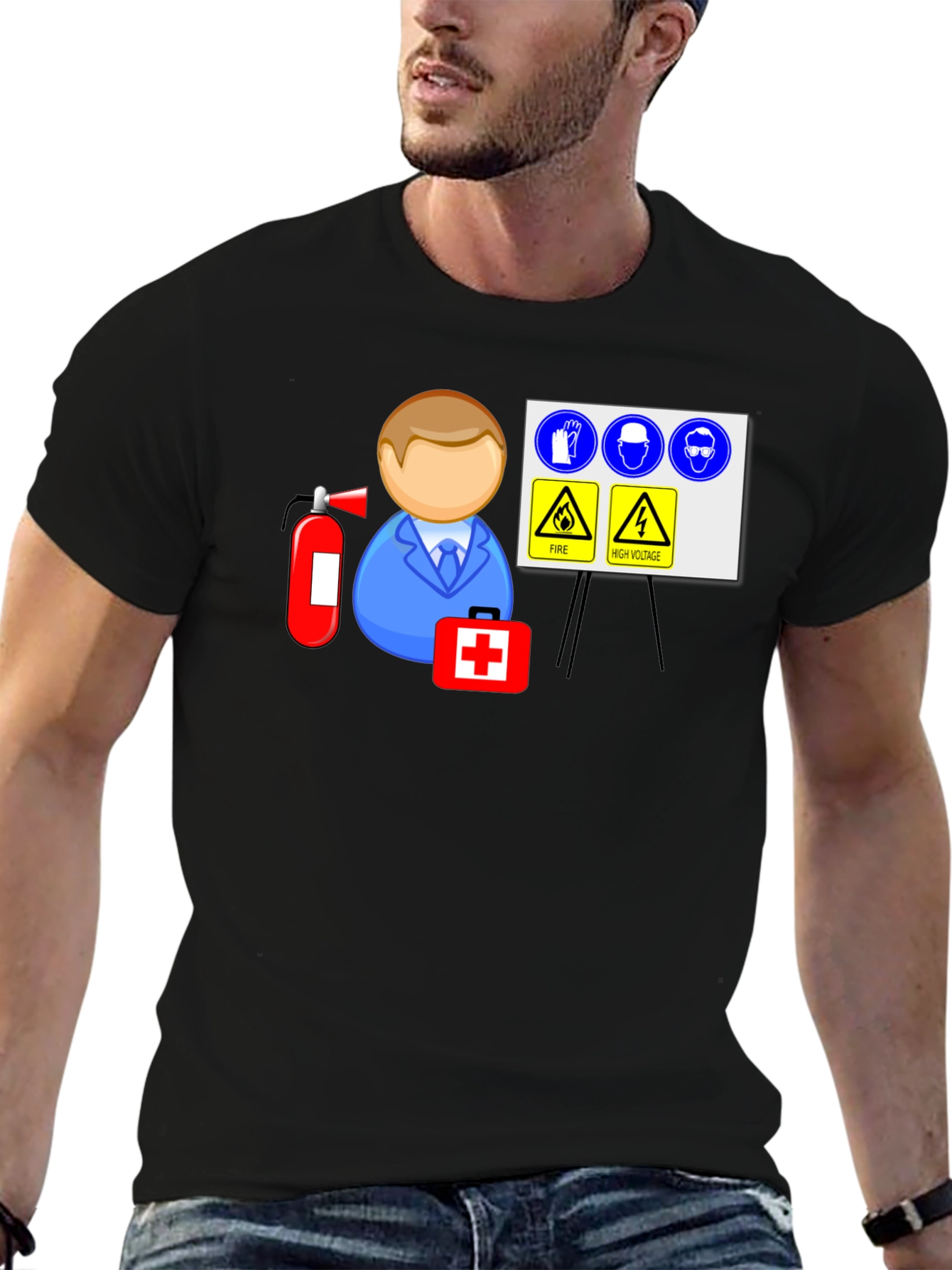 Safety Training Black T-Shirt
