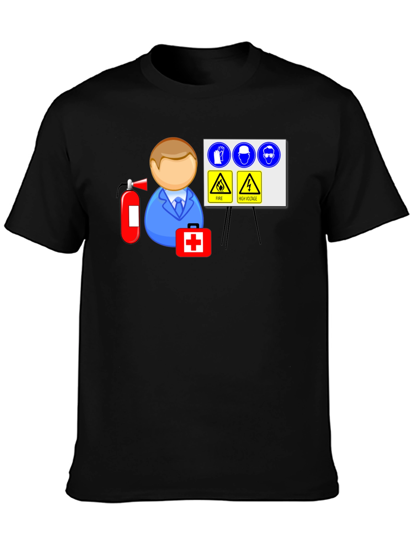 Safety Training Black T-Shirt