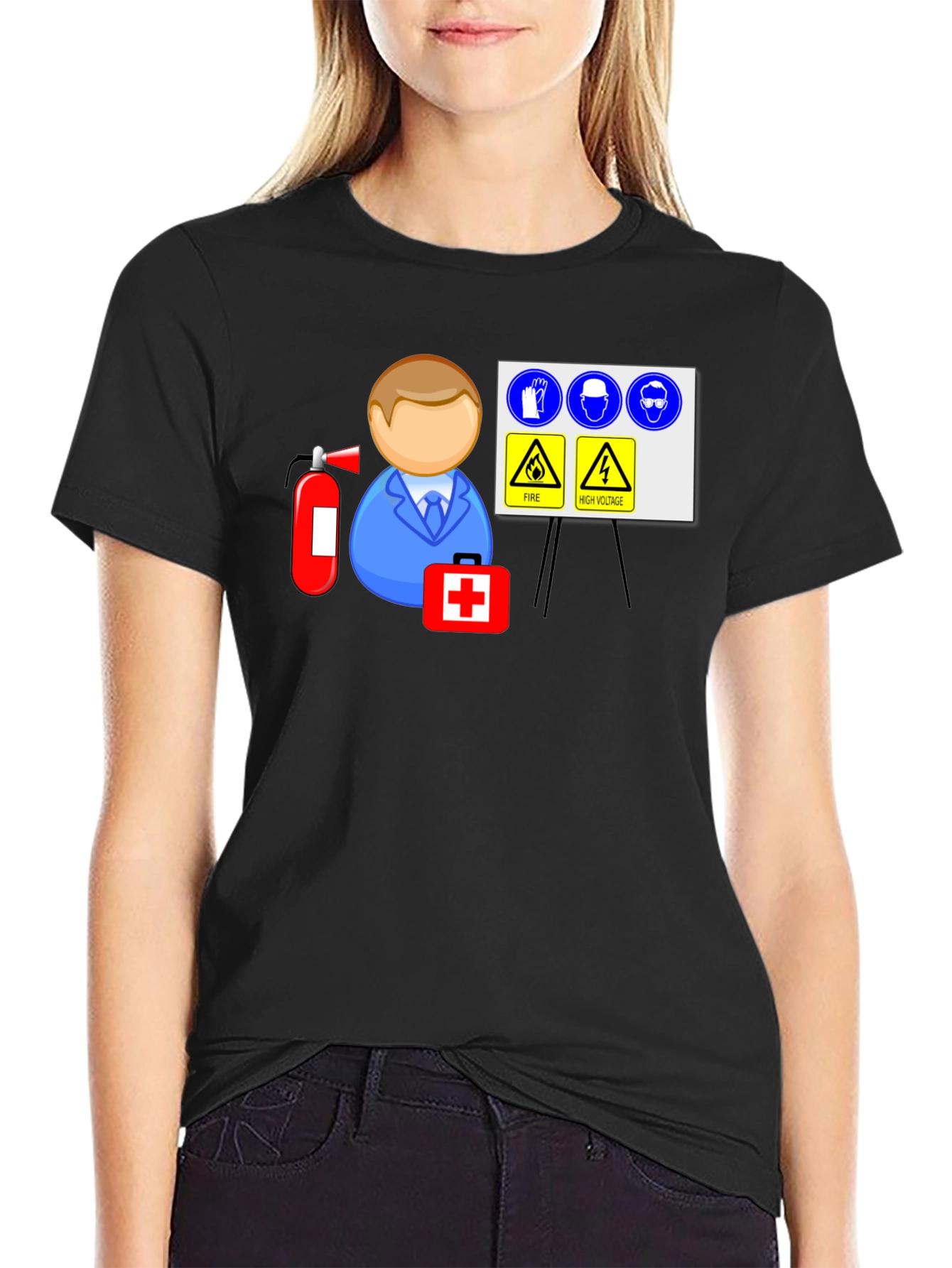 Safety Training Black T-Shirt