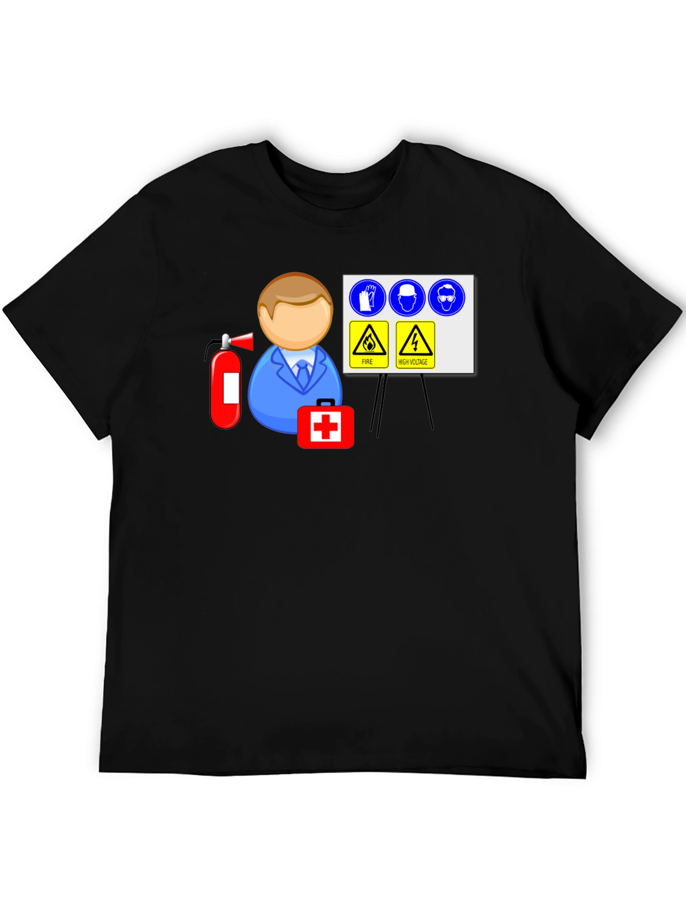 Safety Training Black T-Shirt
