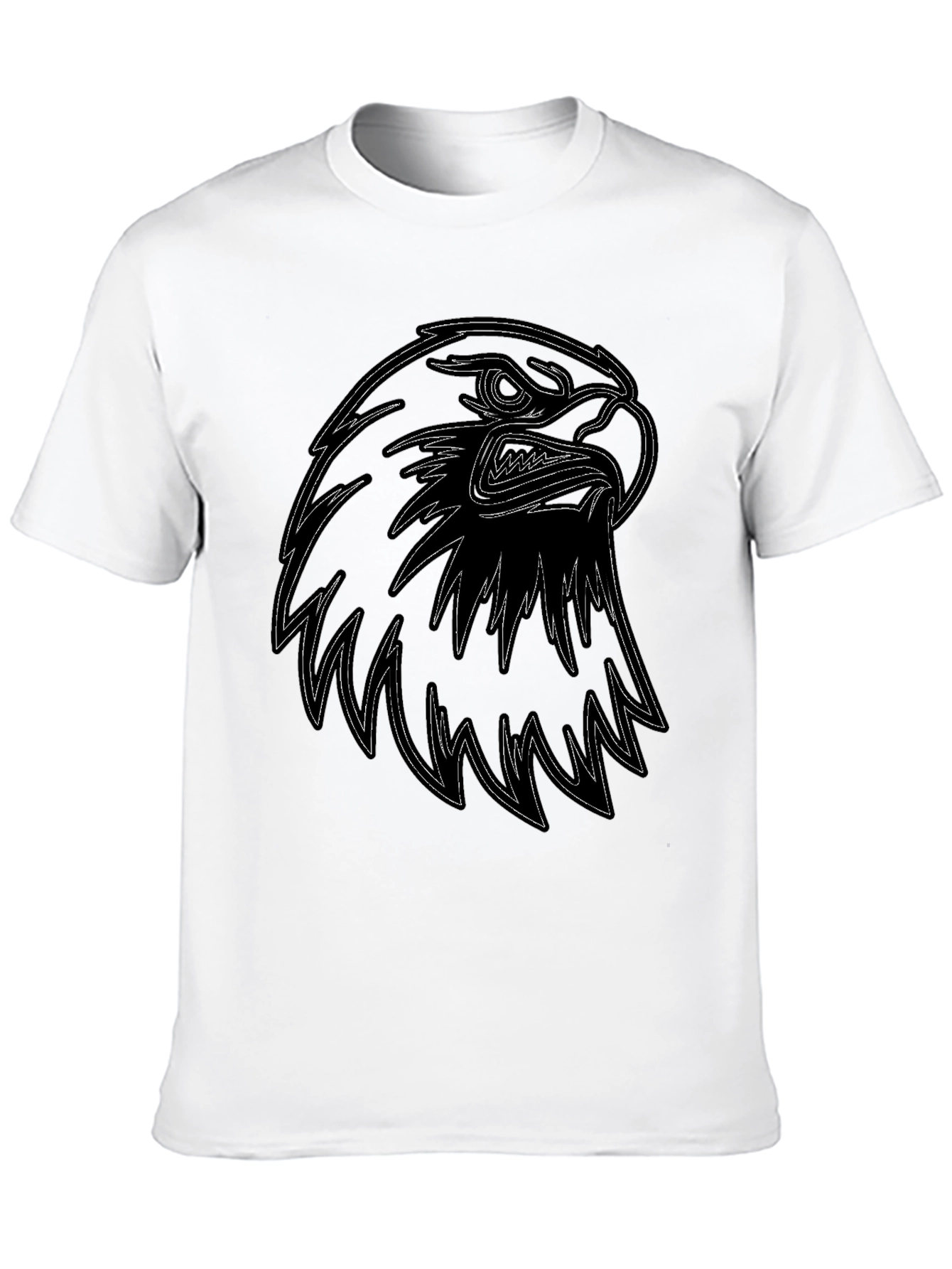 Black Eagle Graphic Tee - Mens Casual Fashion
