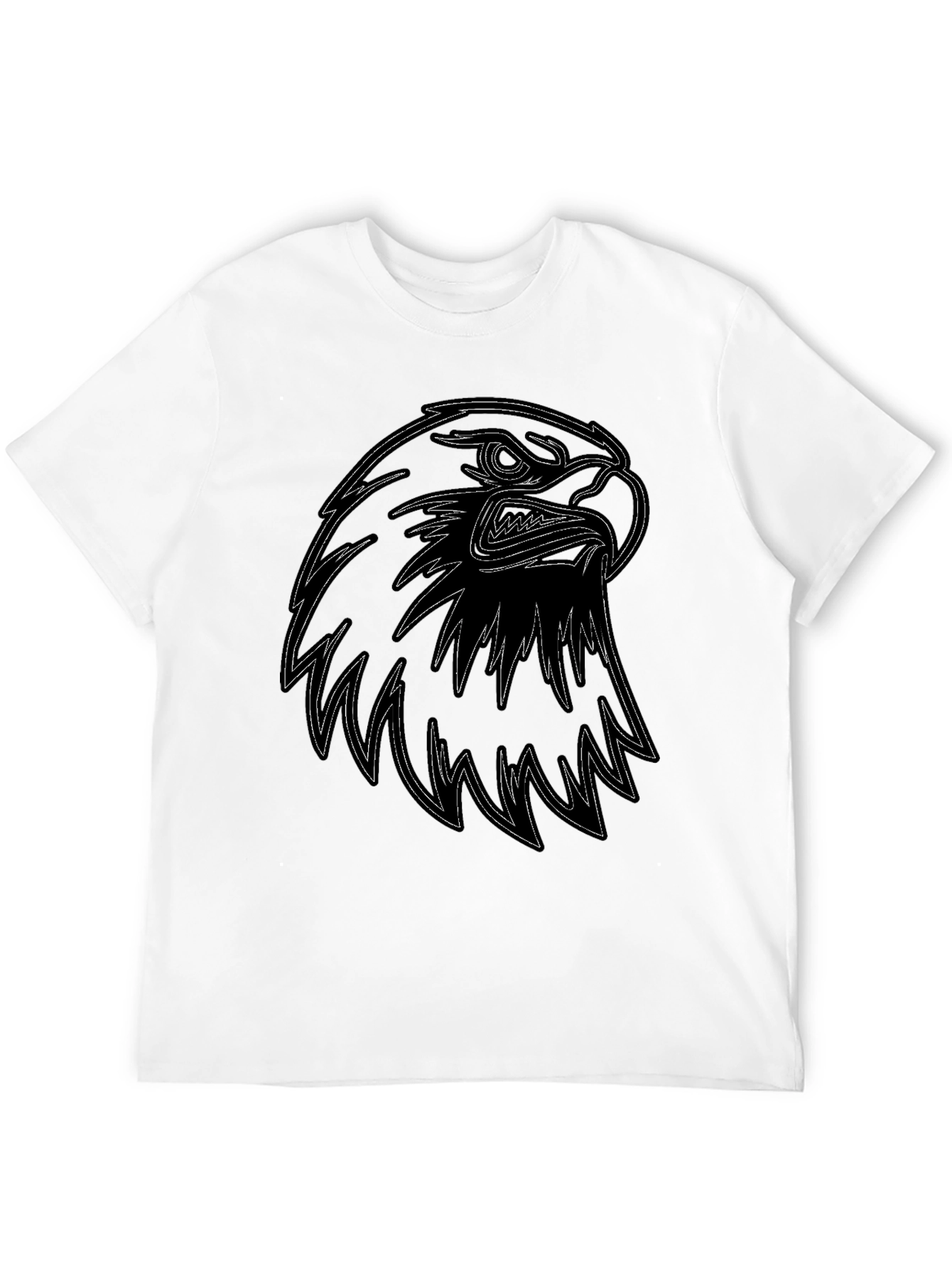 Black Eagle Graphic Tee - Mens Casual Fashion
