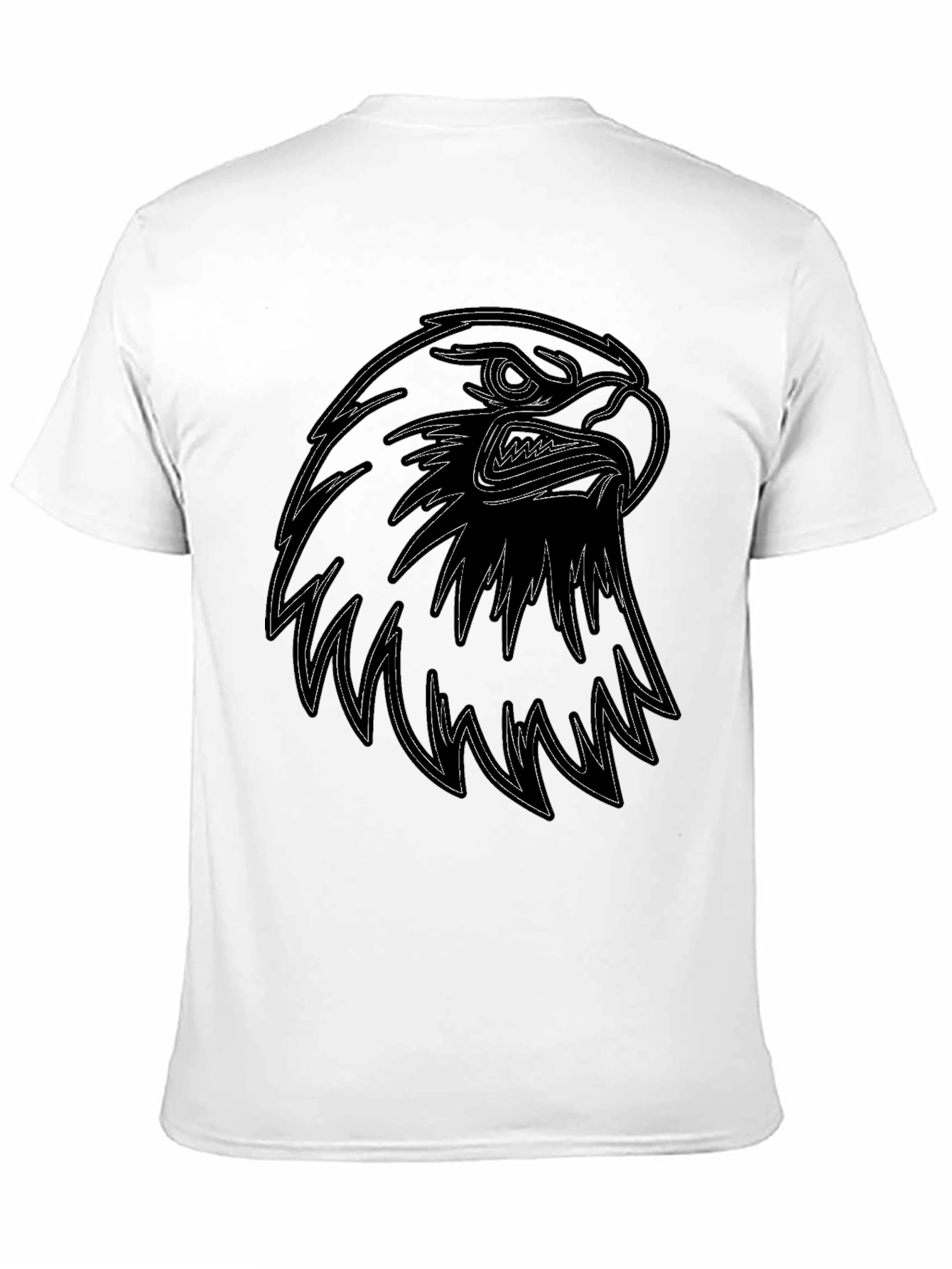 Black Eagle Graphic Tee - Mens Casual Fashion