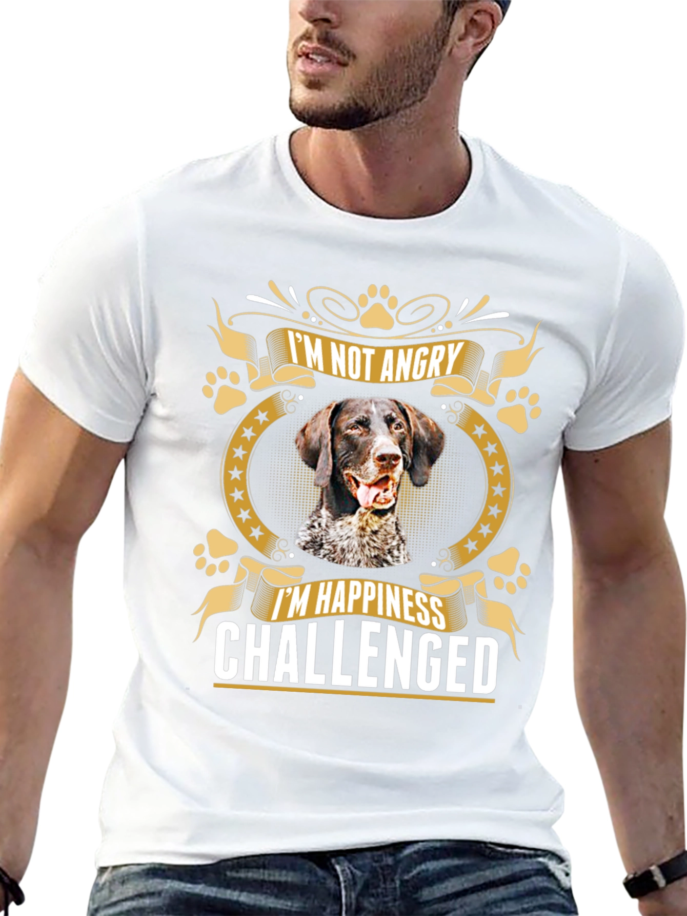 Im Not Angry Dog T-Shirt