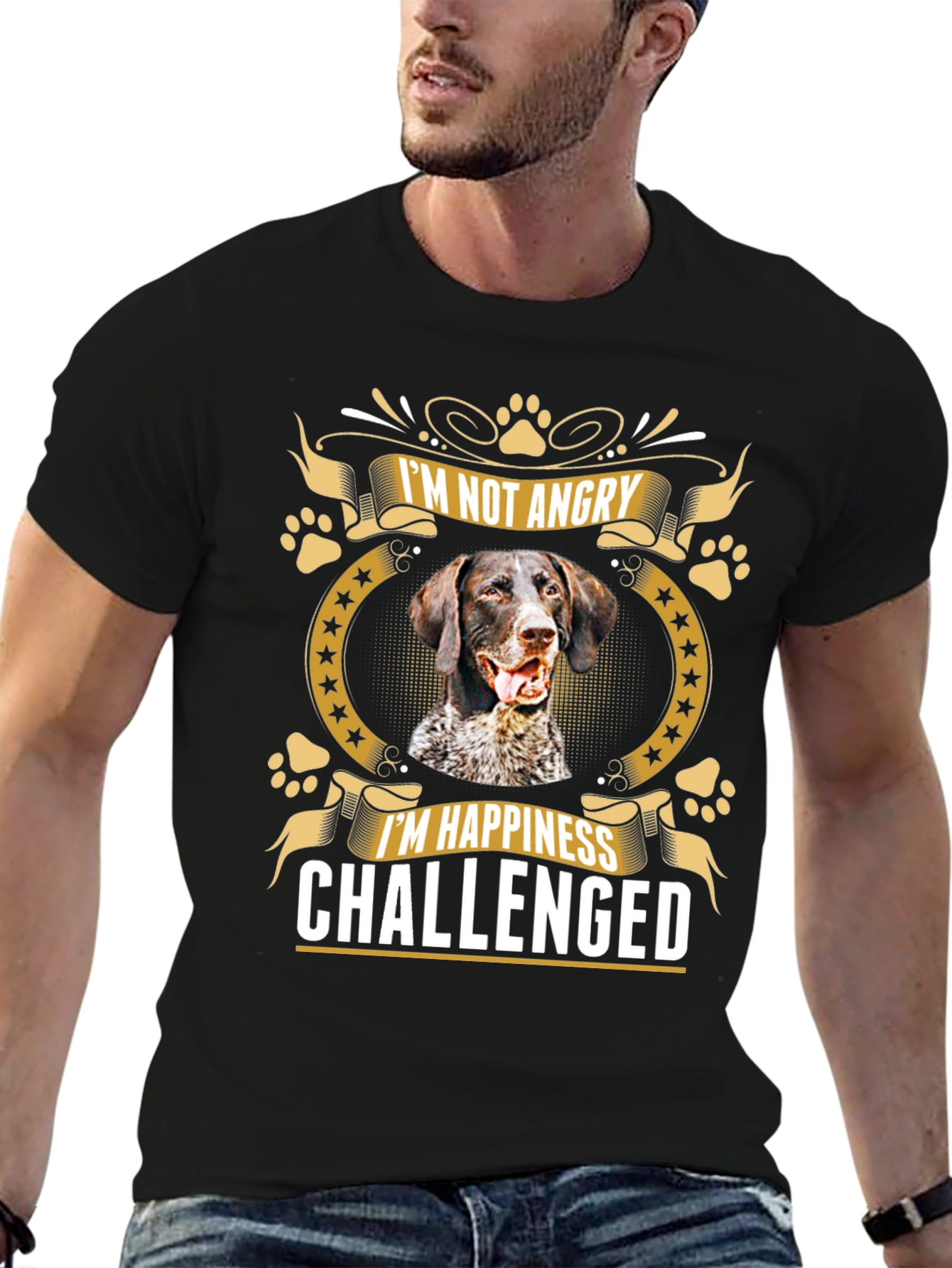 Im Not Angry Dog T-Shirt