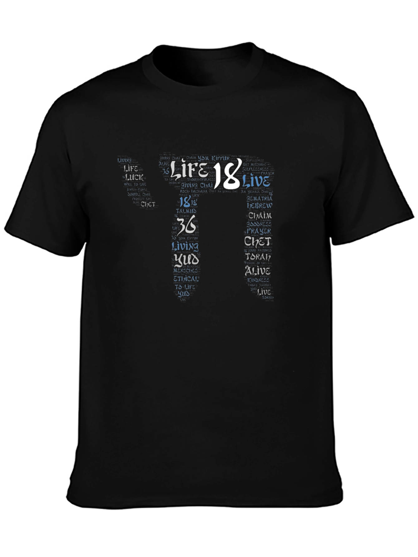 Life 18 Live Graphic Print Black T-Shirt