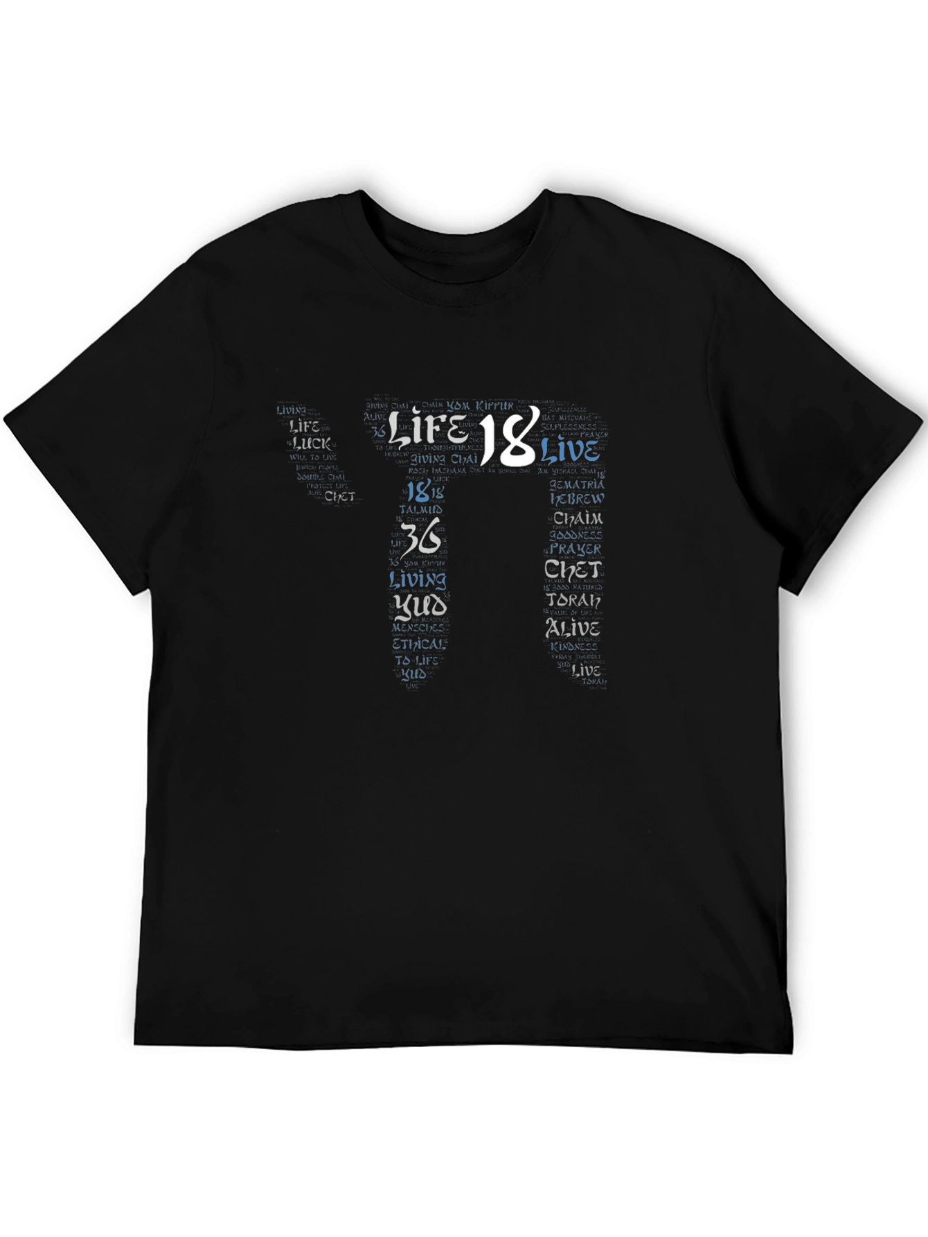 Life 18 Live Graphic Print Black T-Shirt