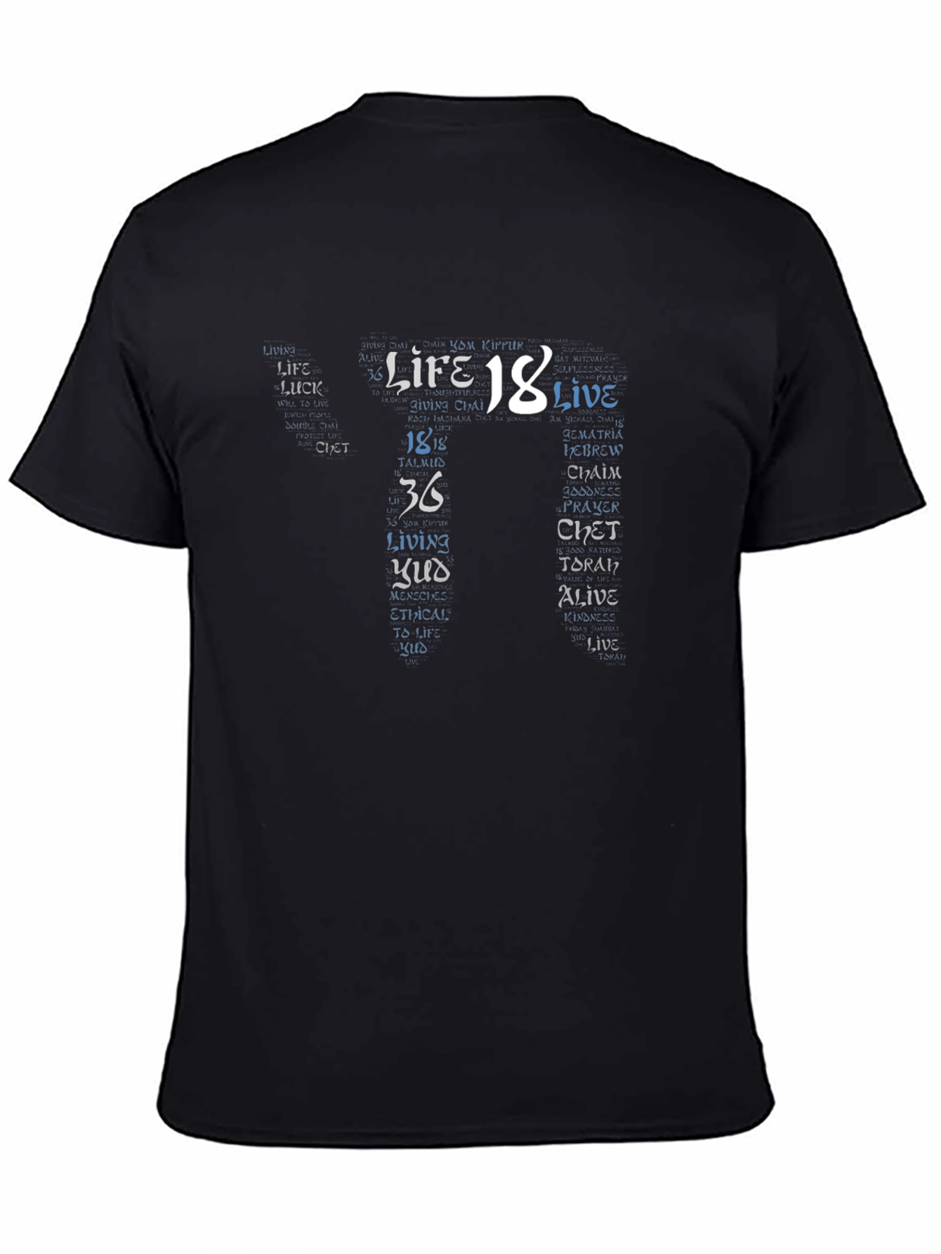 Life 18 Live Graphic Print Black T-Shirt