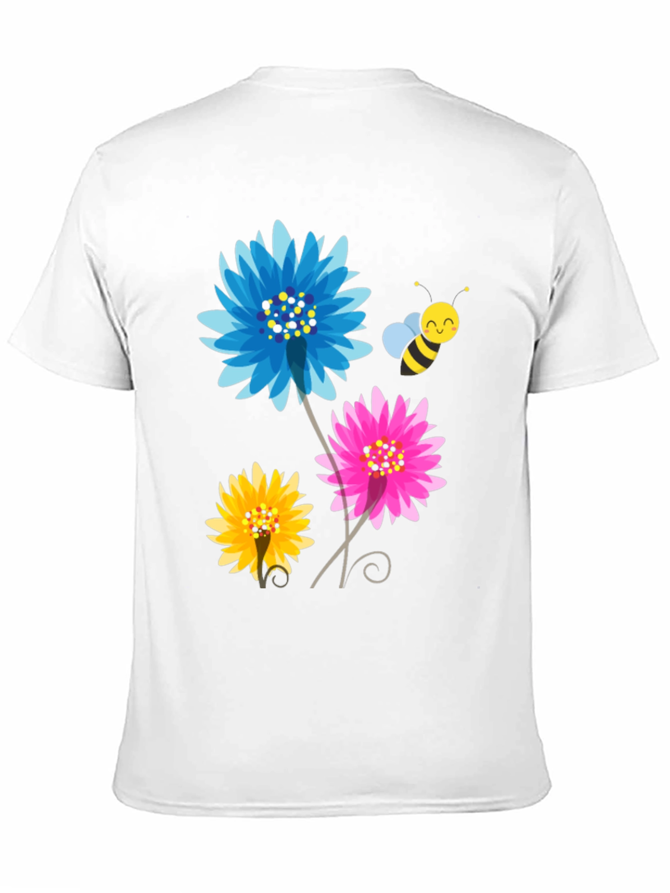 Floral Bee Graphic T-Shirt