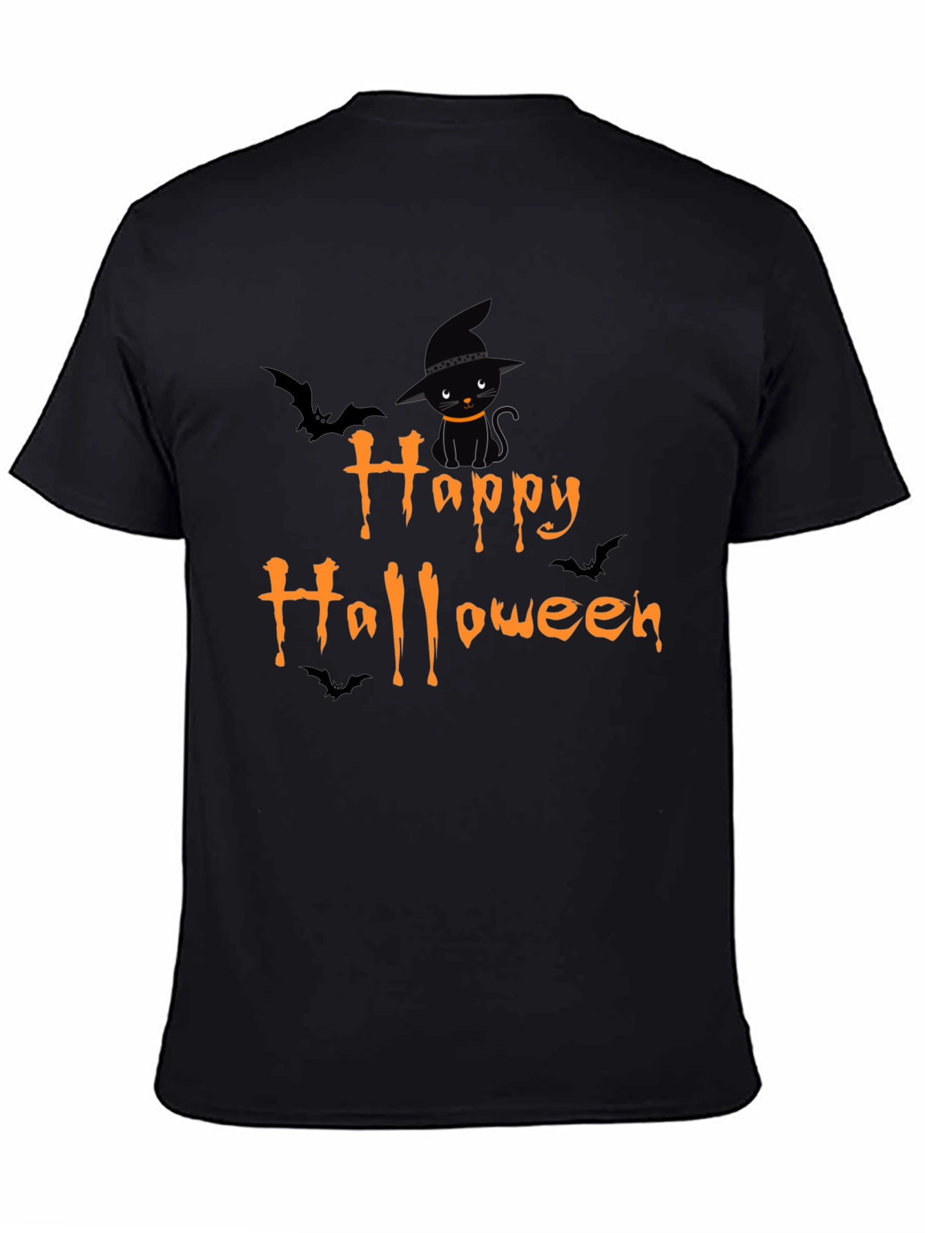 Halloween Black Cat T-Shirt