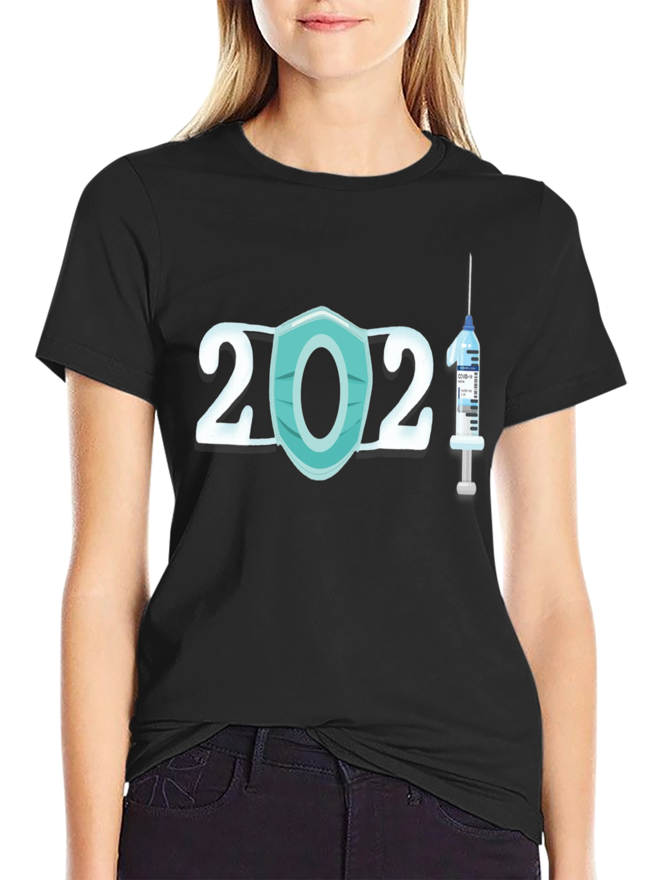 2021 Mask & Vaccine T-Shirt
