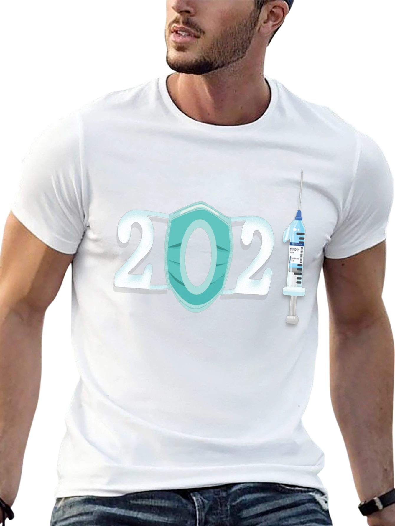 2021 Mask & Vaccine T-Shirt