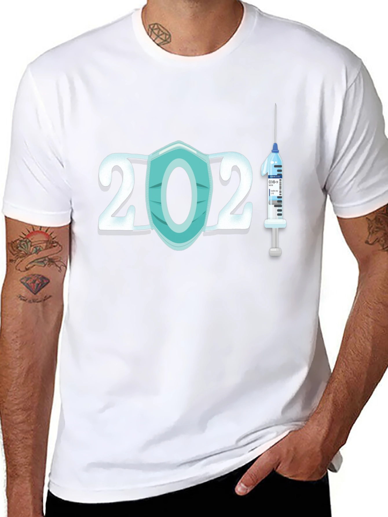 2021 Mask & Vaccine T-Shirt