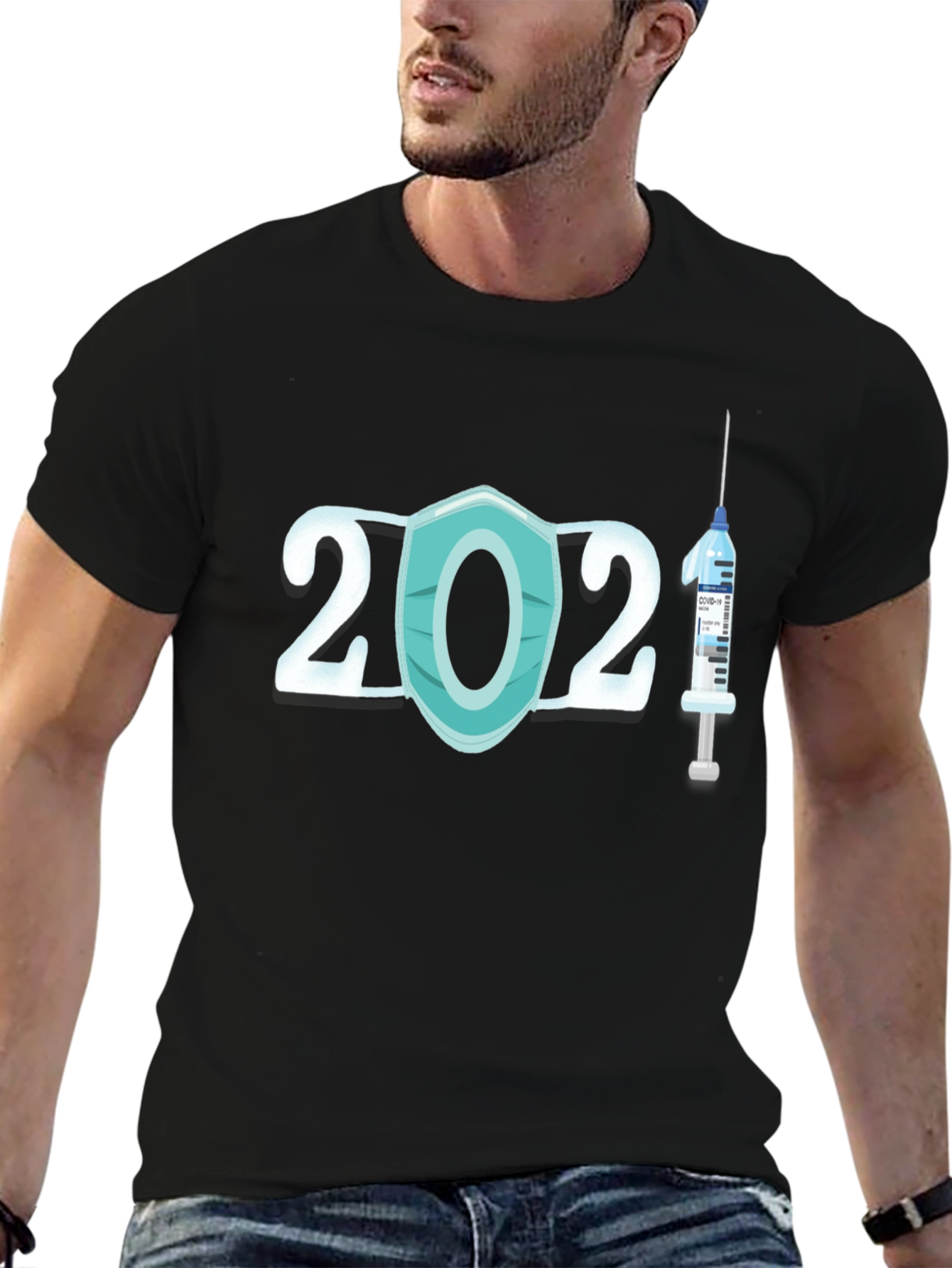 2021 Mask & Vaccine T-Shirt