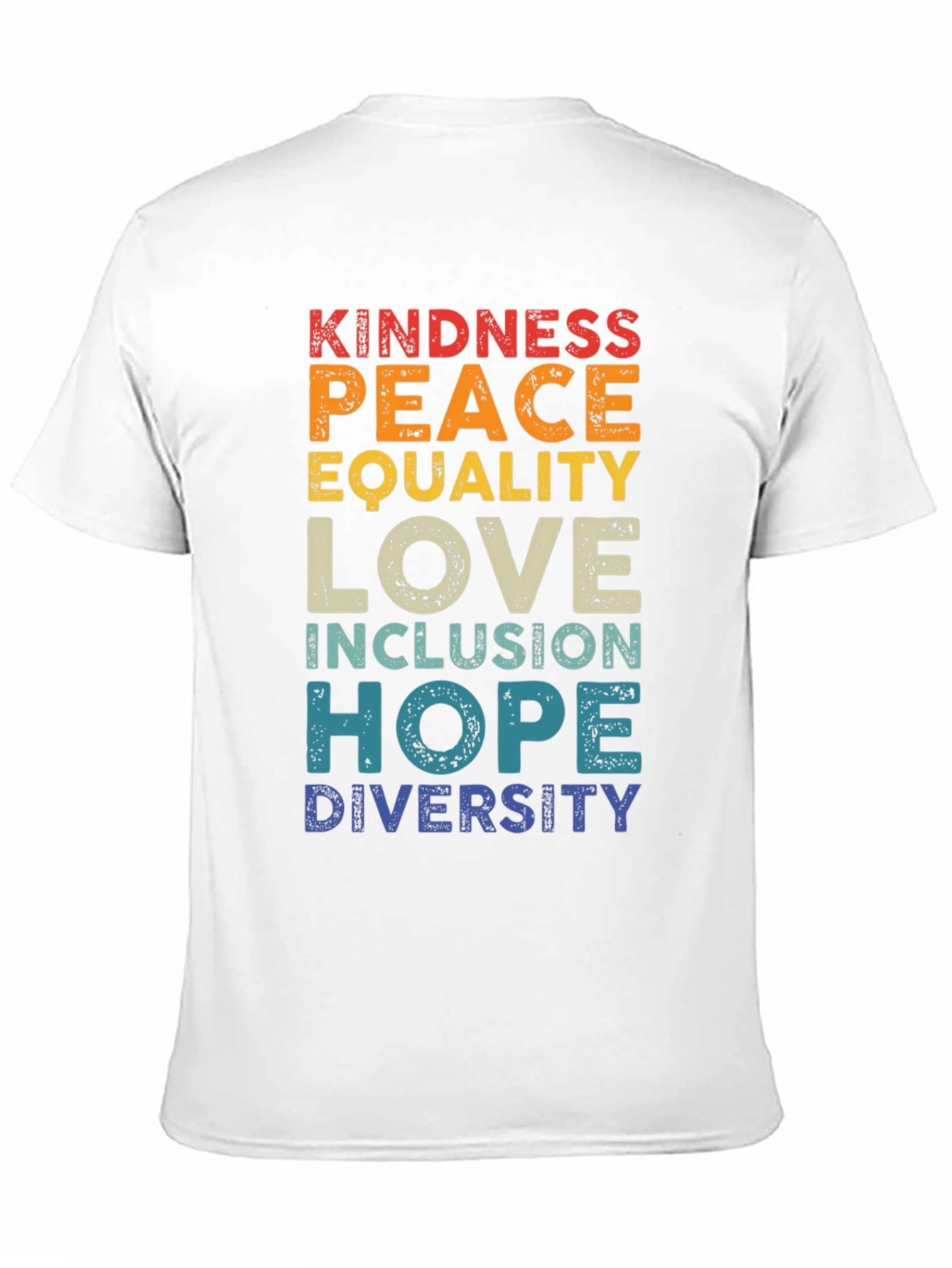 Kindness Peace Love Equality Inclusion T-Shirt
