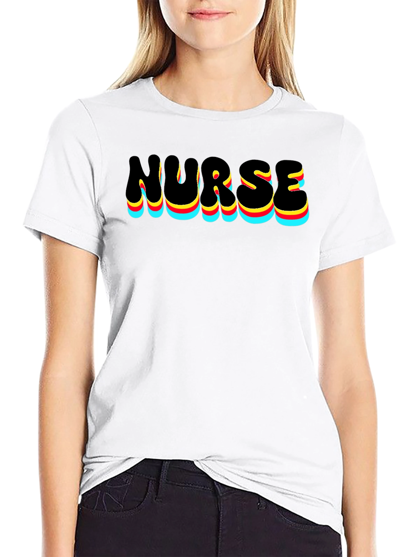 Retro Nurse T-Shirt - Novelty Tee
