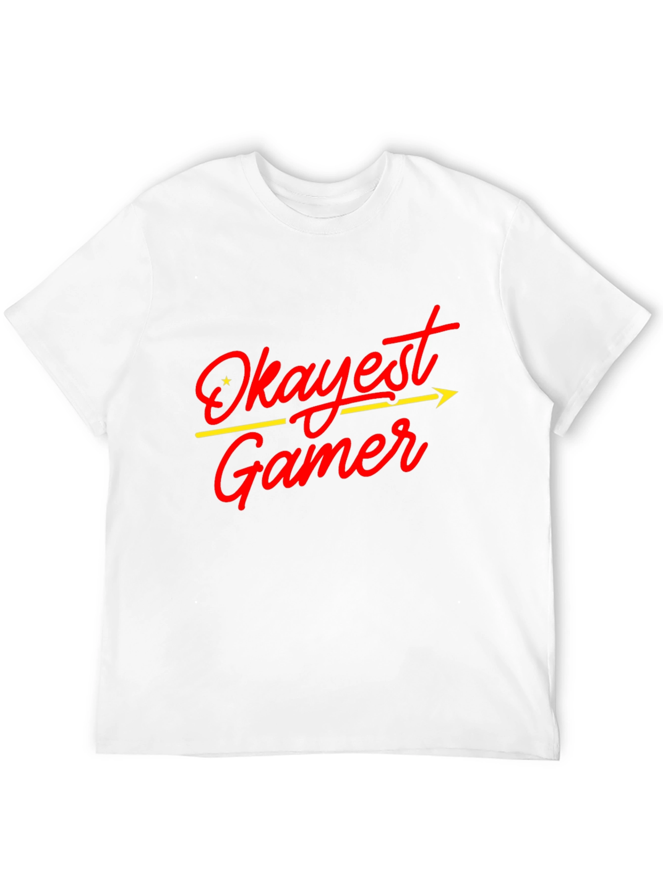Okayest Gamer Black T-Shirt