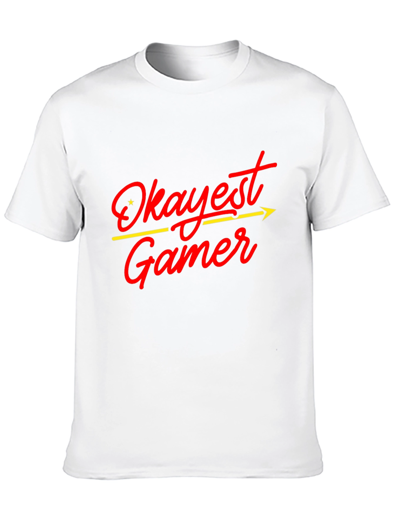 Okayest Gamer Black T-Shirt