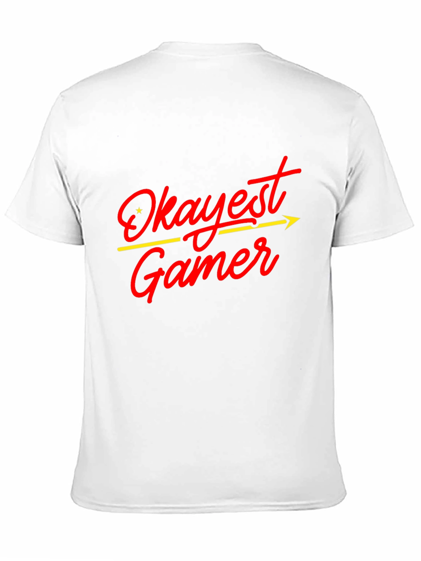 Okayest Gamer Black T-Shirt