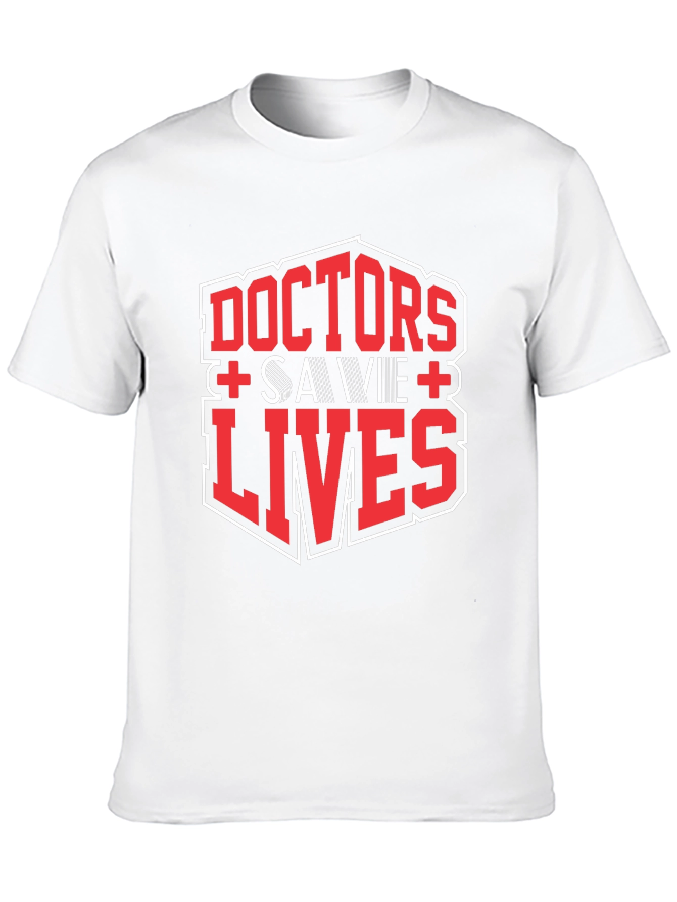 Doctors Save Lives Graphic Tee - Black