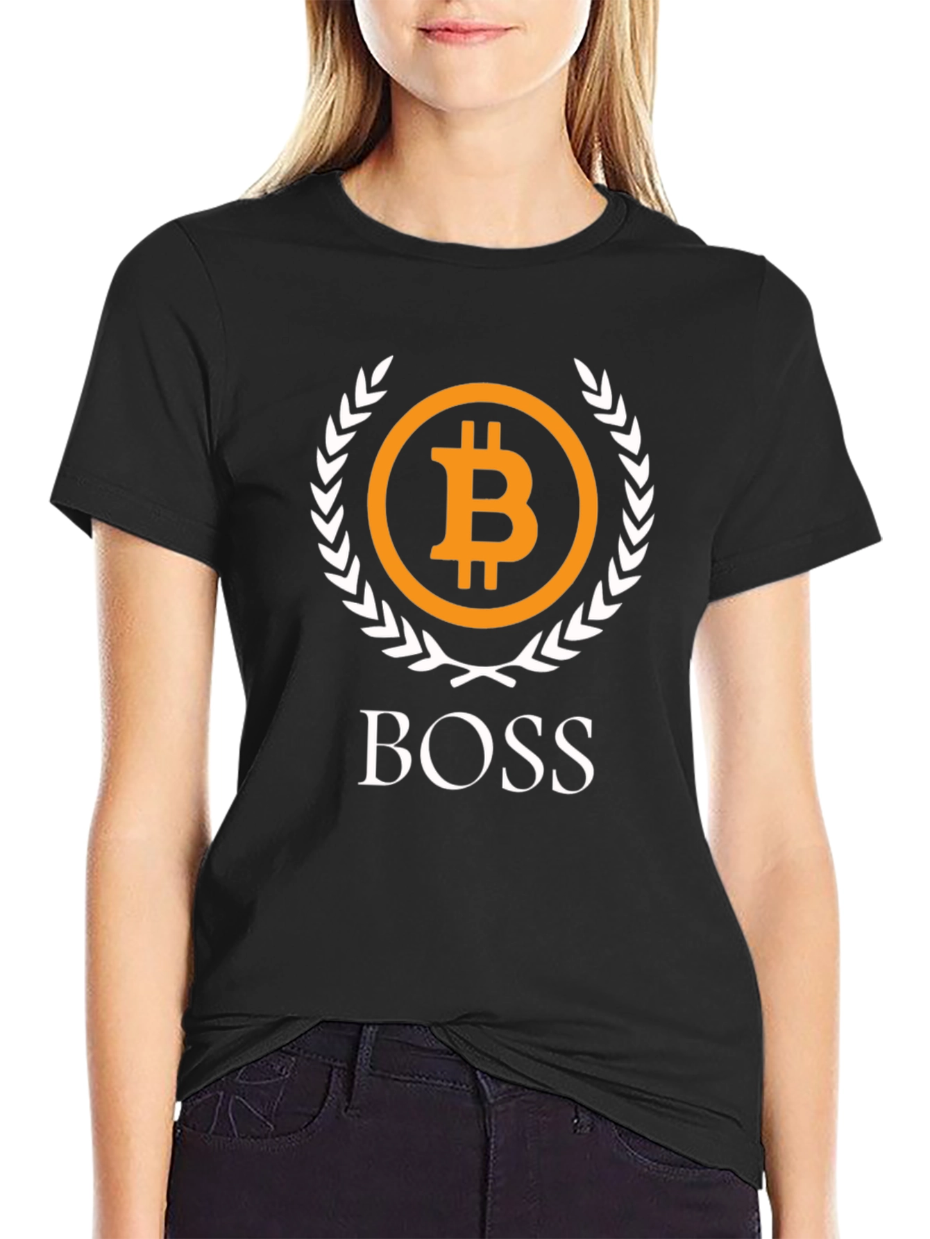 Bitcoin BOSS Graphic T-Shirt - Crypto Currency Tee