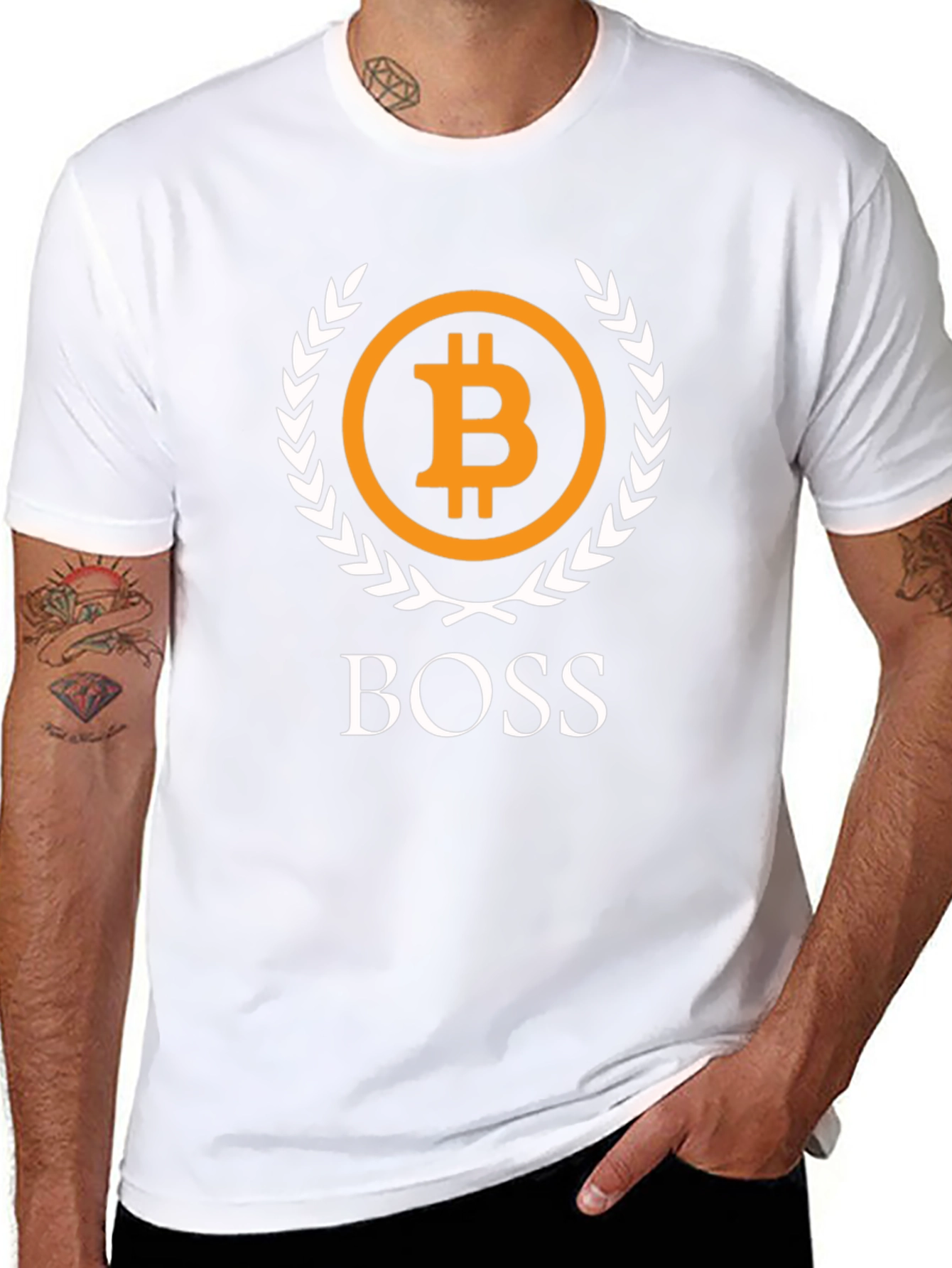 Bitcoin BOSS Graphic T-Shirt - Crypto Currency Tee