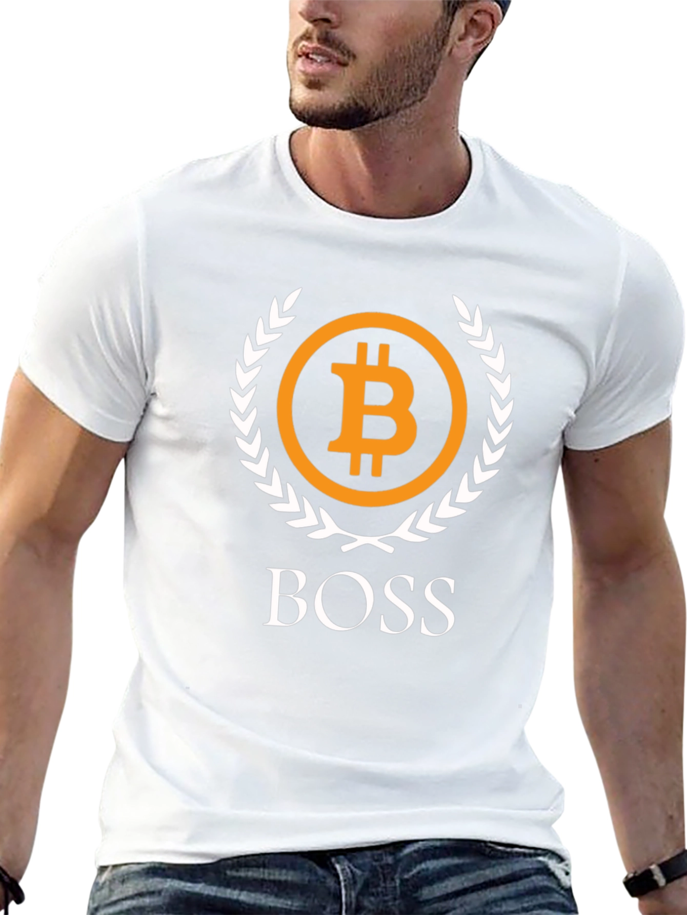 Bitcoin BOSS Graphic T-Shirt - Crypto Currency Tee