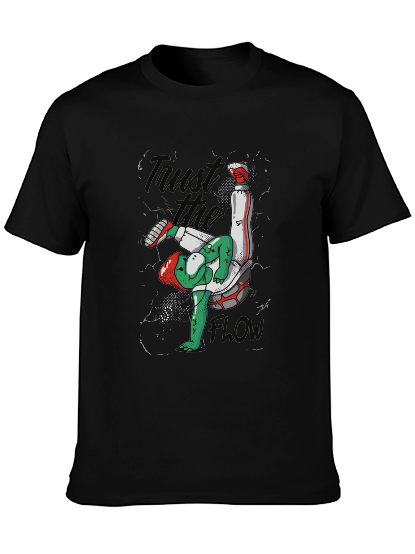 Unique Soccer Turtle Graphic T-Shirt