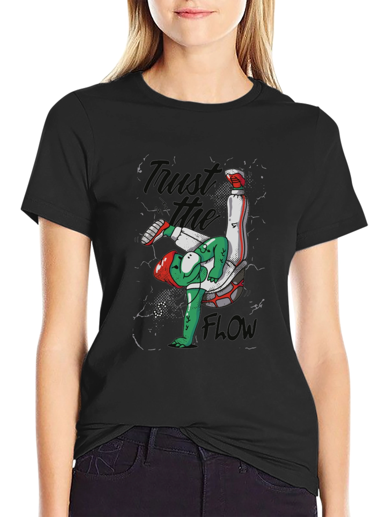 Unique Soccer Turtle Graphic T-Shirt