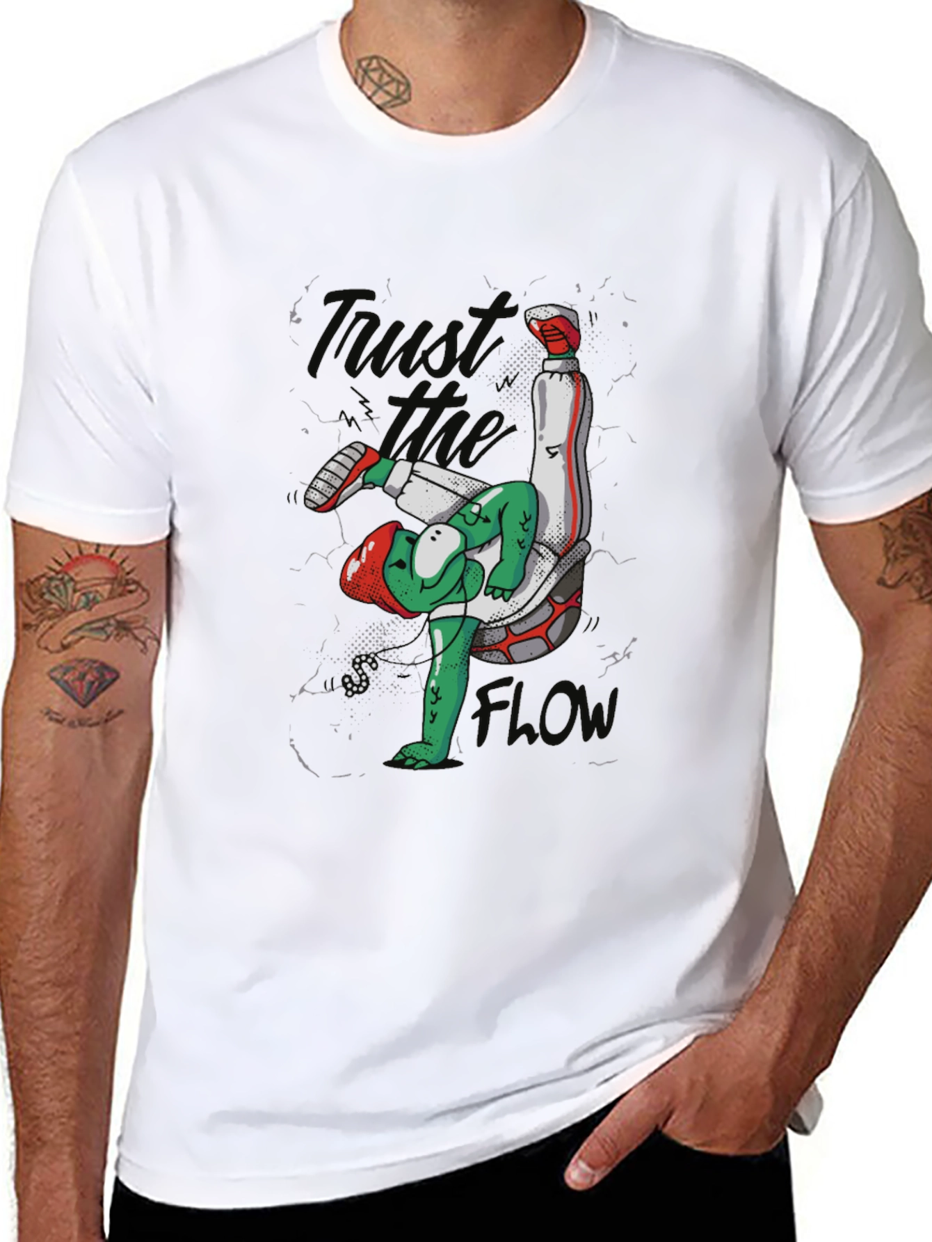 Unique Soccer Turtle Graphic T-Shirt