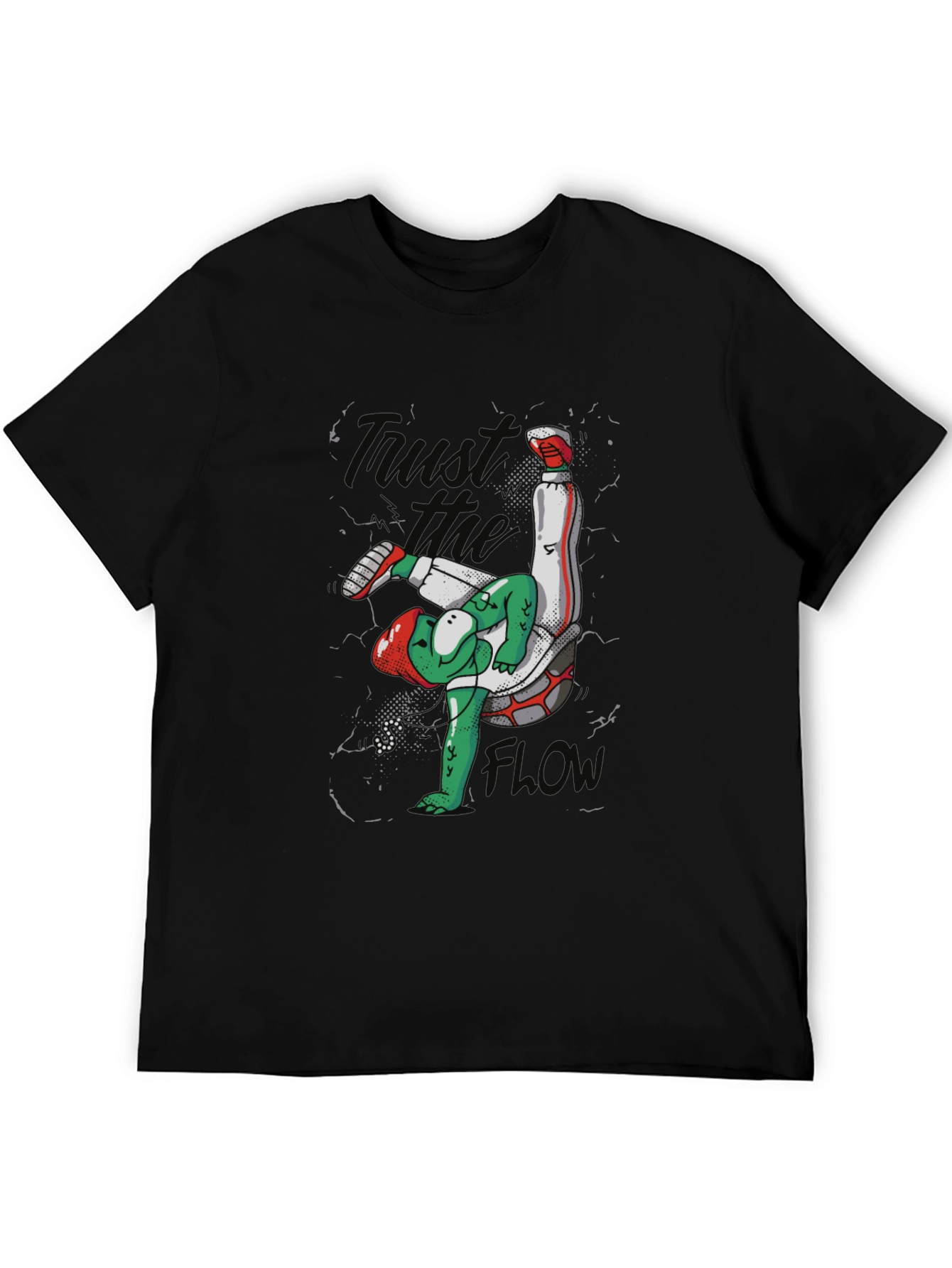 Unique Soccer Turtle Graphic T-Shirt