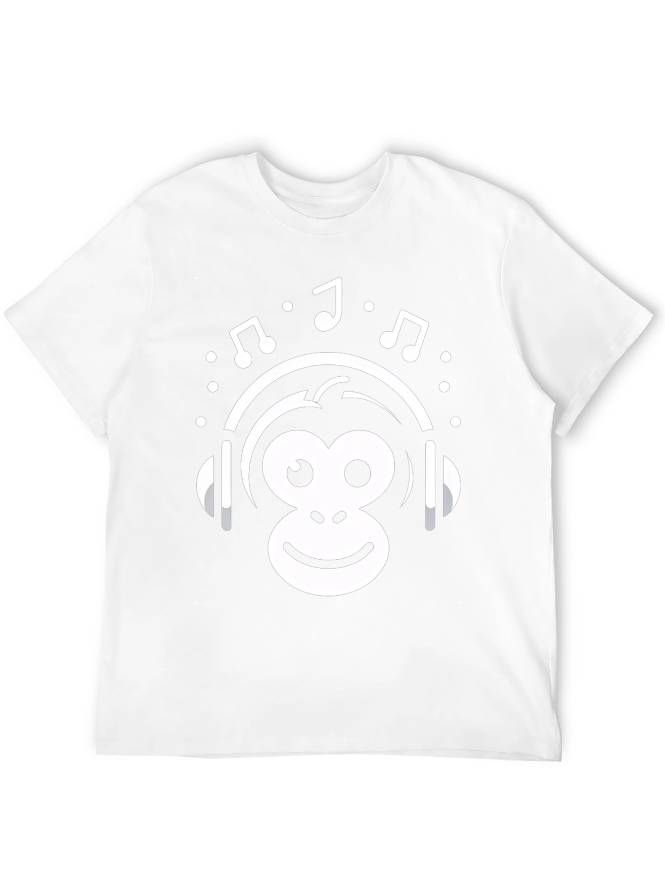 Monkey Music Graphic Tee - Black Cotton T-Shirt