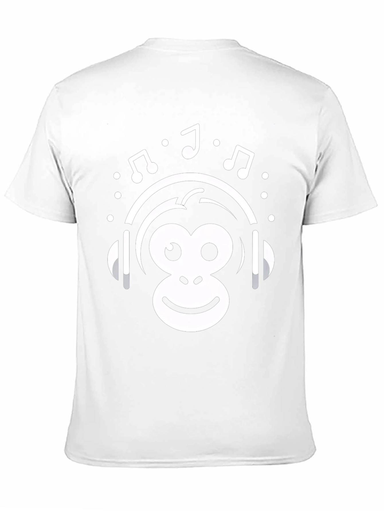 Monkey Music Graphic Tee - Black Cotton T-Shirt