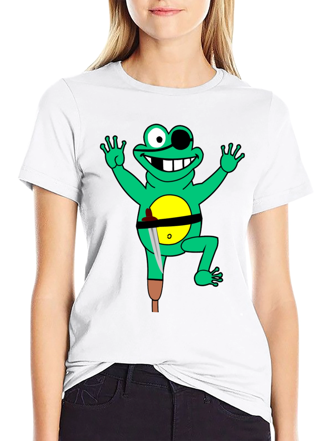Pirate Frog Graphic T-Shirt