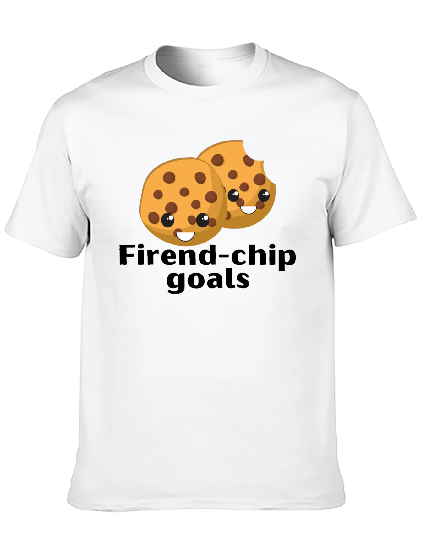 Friend-chip Goals T-Shirt - Cute Cookie Design