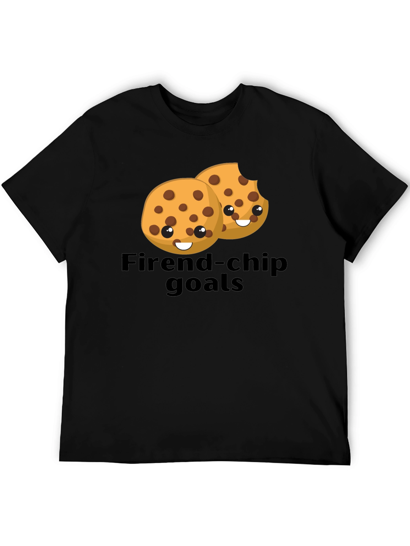 Friend-chip Goals T-Shirt - Cute Cookie Design