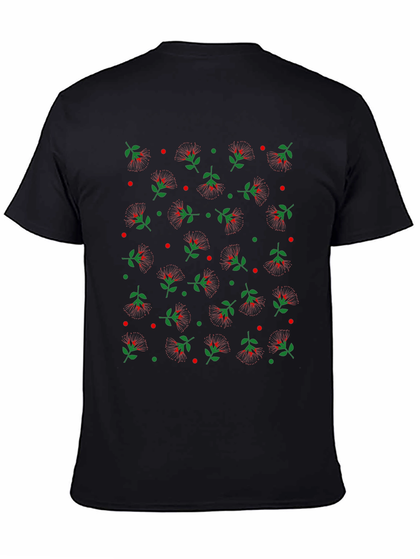 Floral Patterned Tee - Casual Style