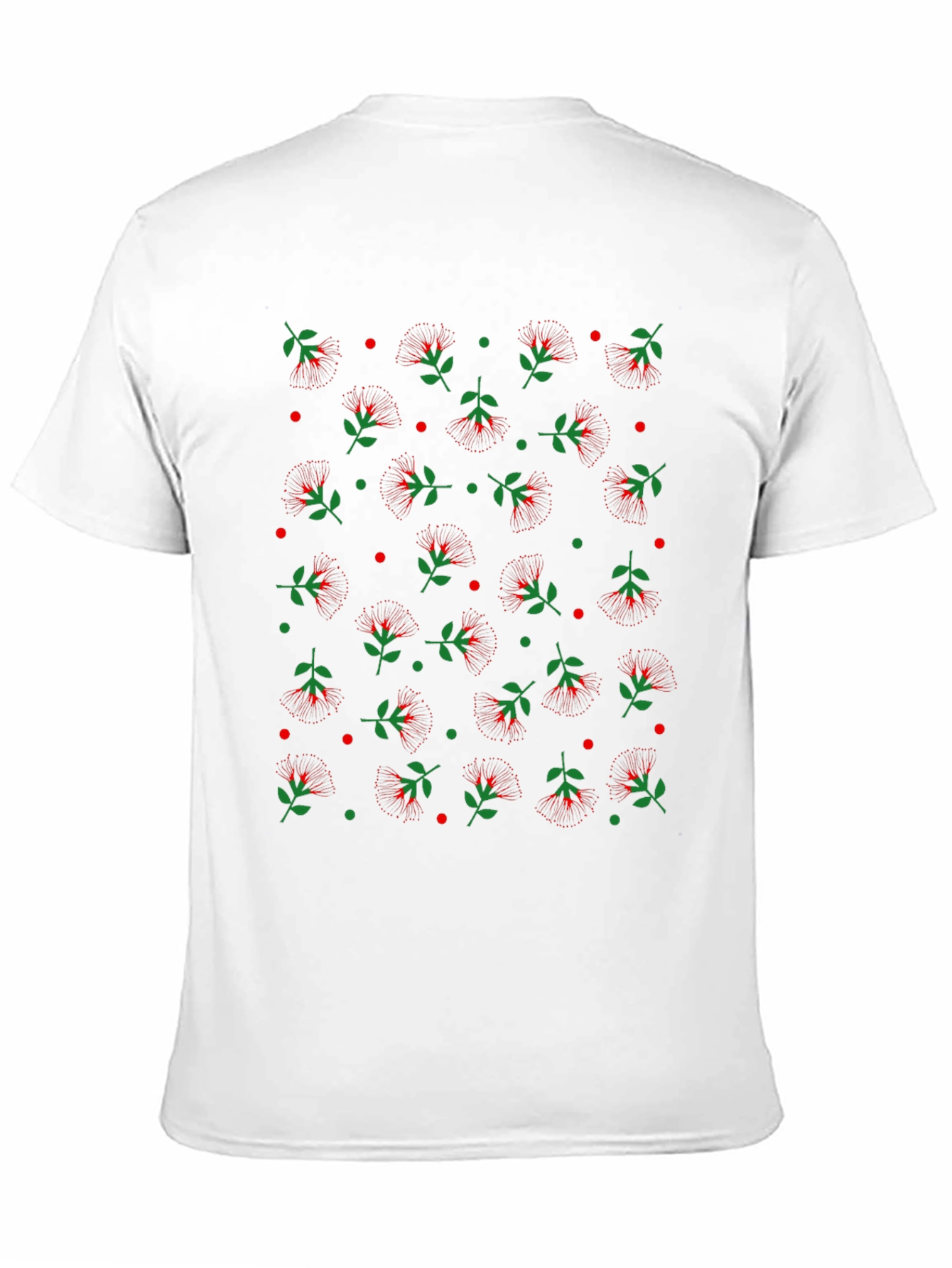 Floral Patterned Tee - Casual Style