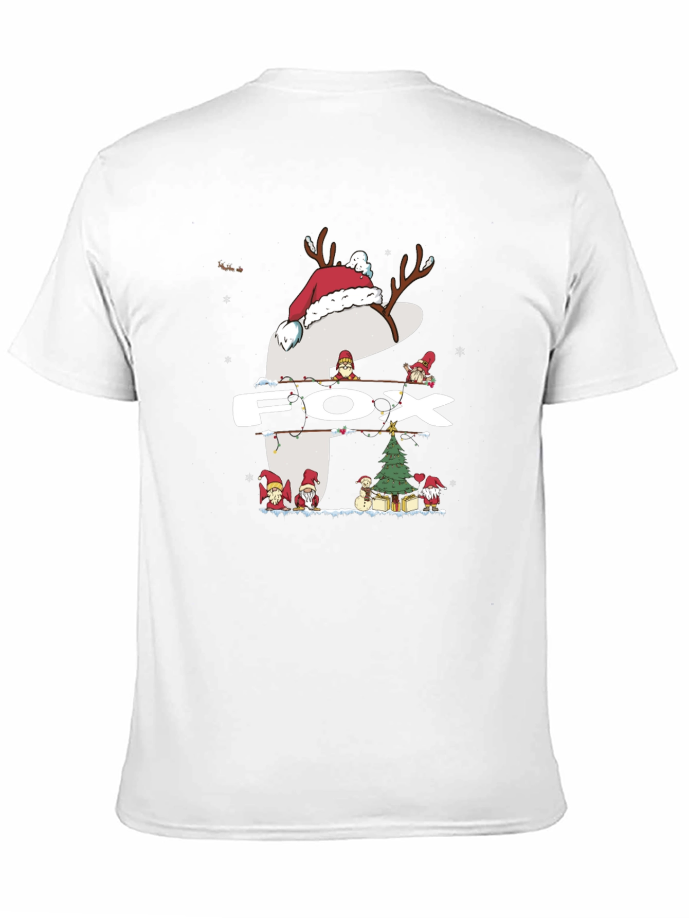 Holiday Fox Graphic T-Shirt