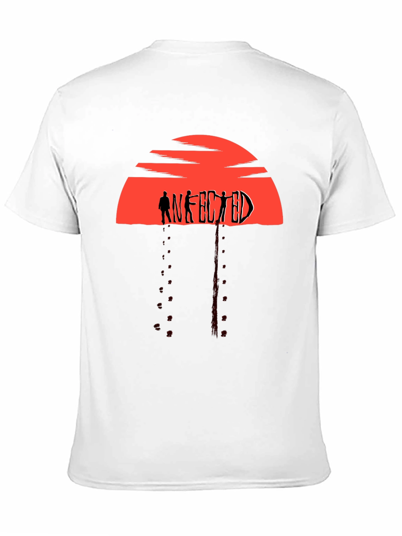 Infected Graphic Tee - Black Horror Shirt