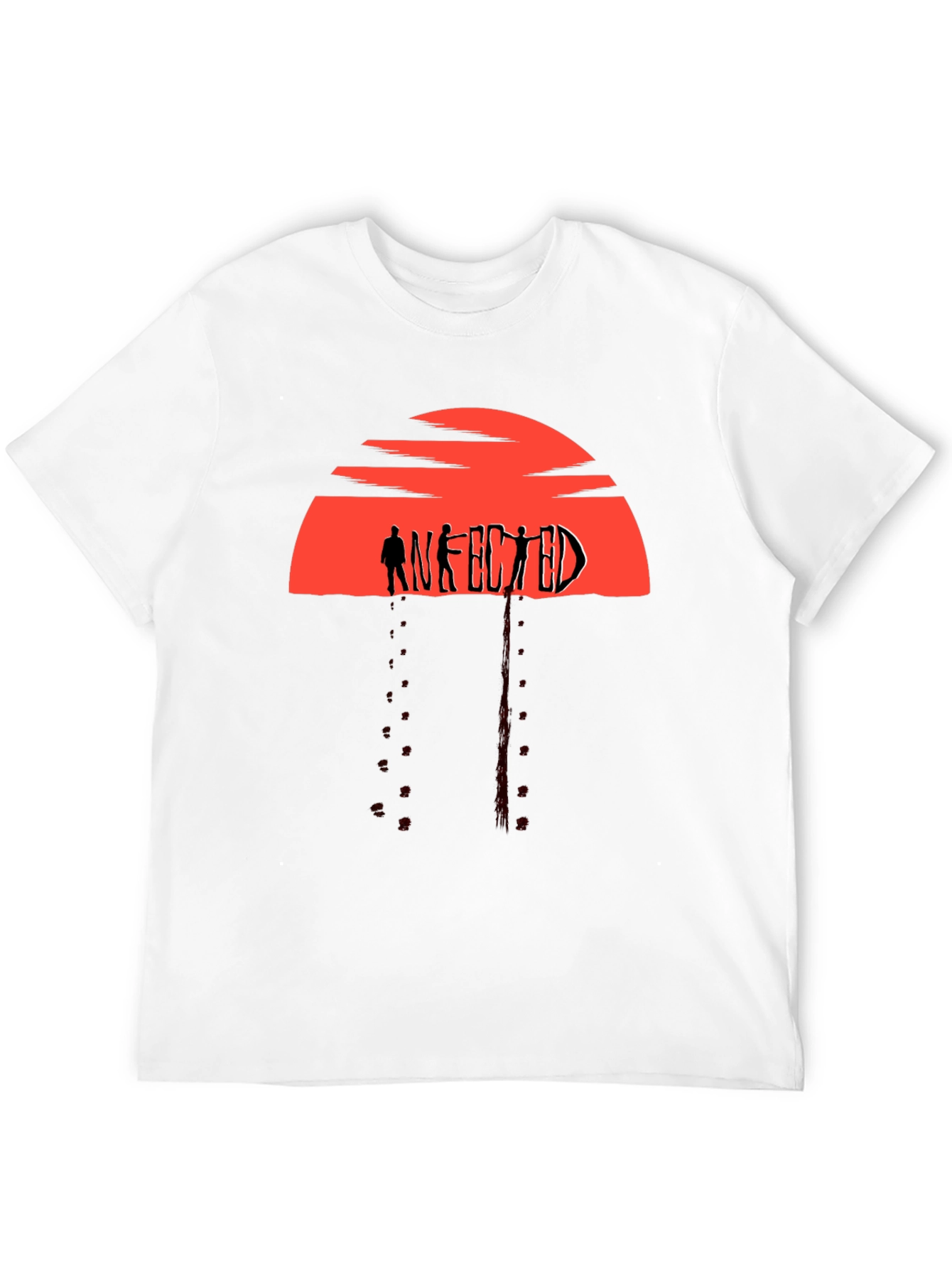 Infected Graphic Tee - Black Horror Shirt