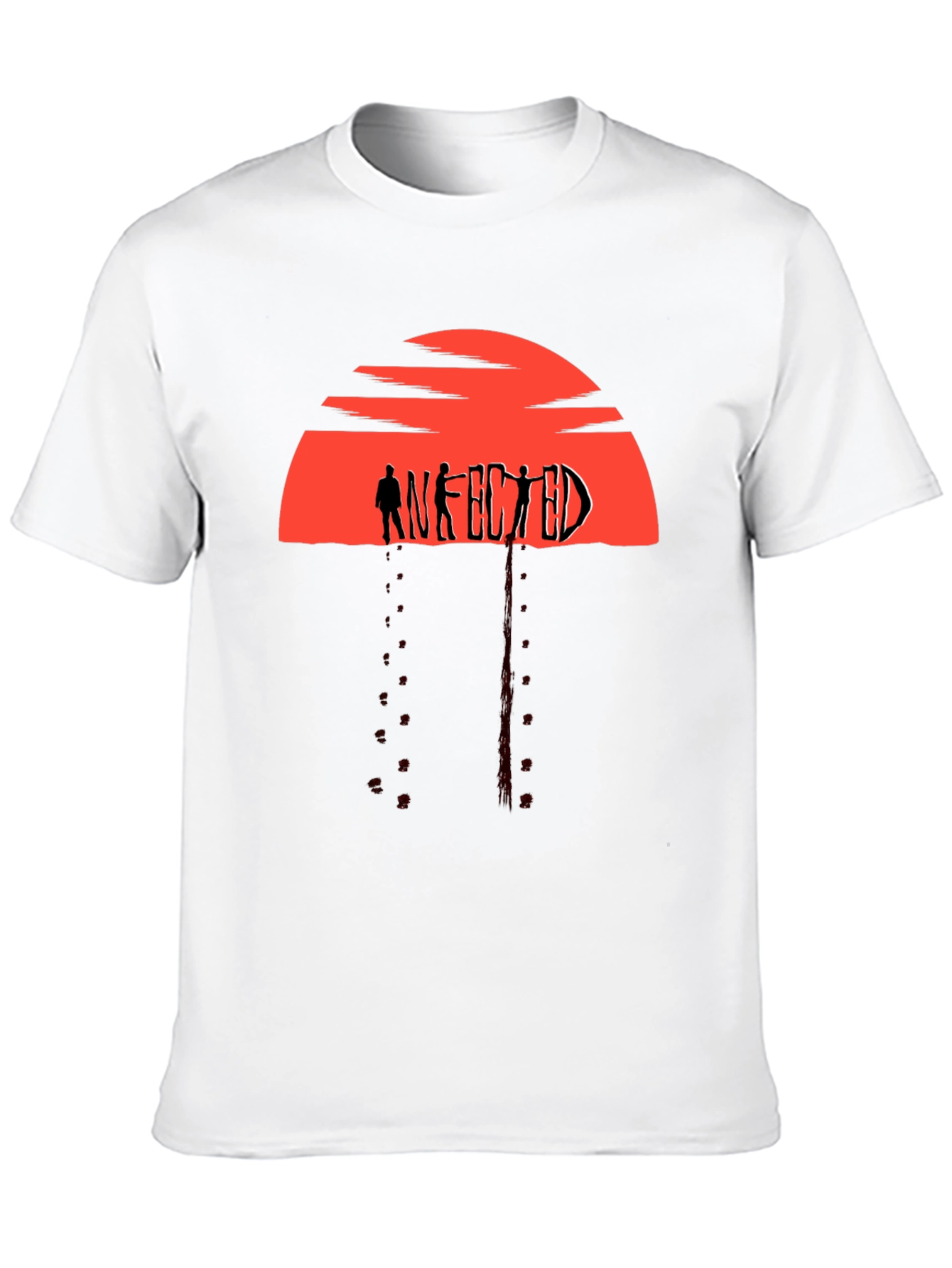 Infected Graphic Tee - Black Horror Shirt